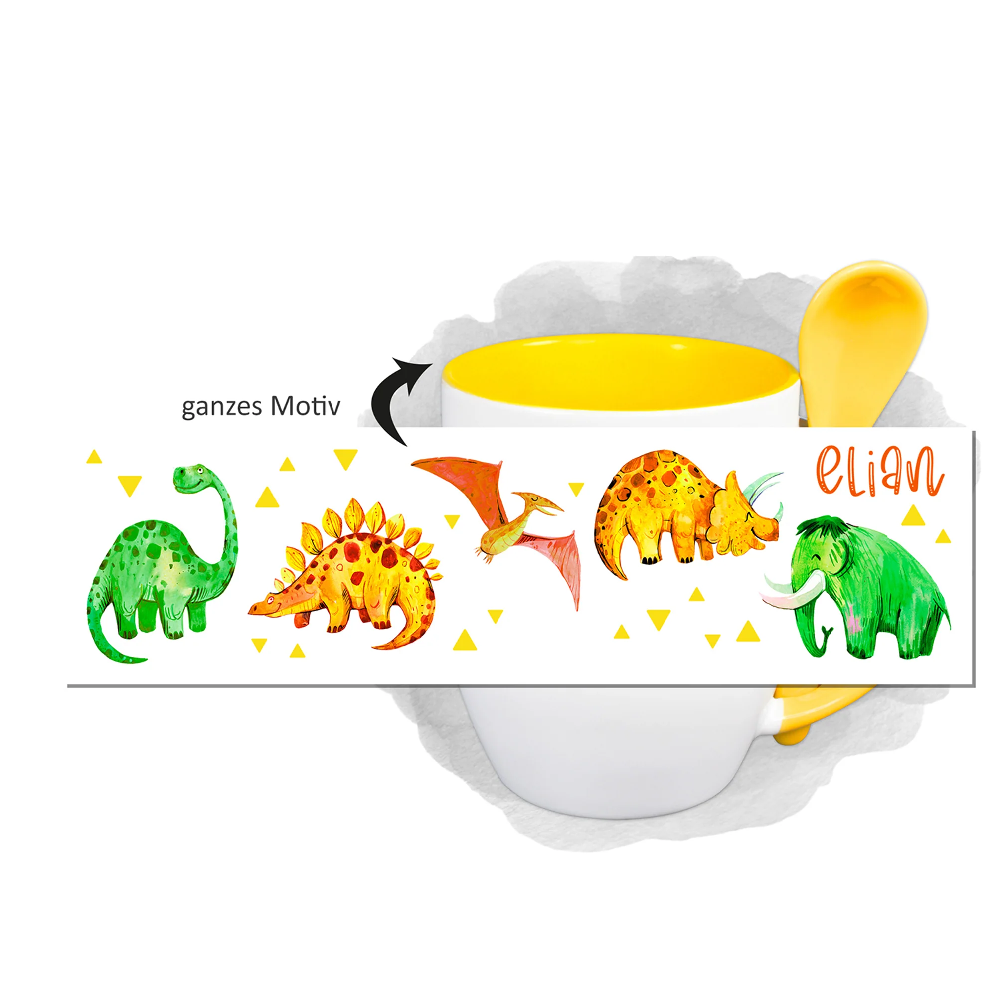 Tasse mit Löffel Dinos - Image 3