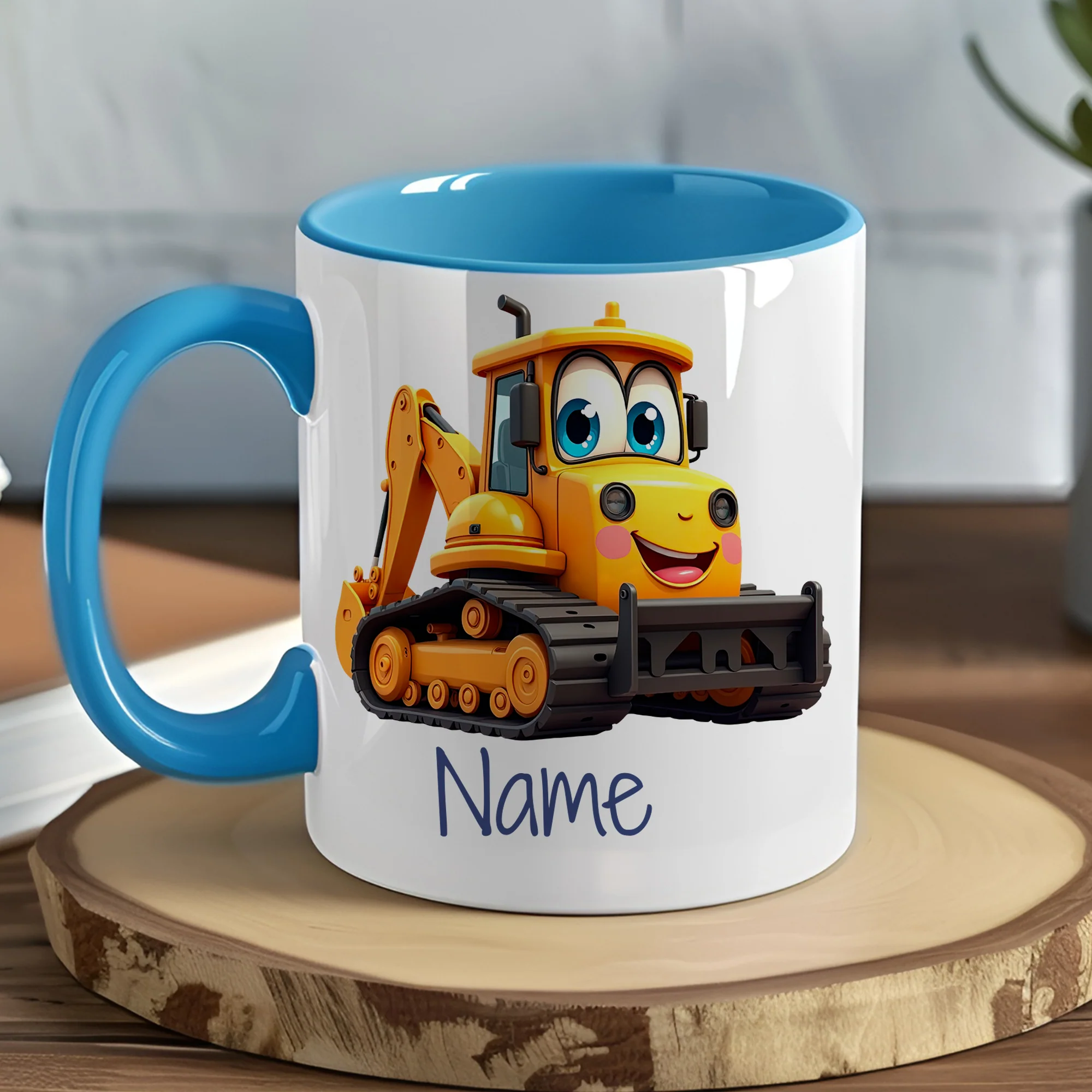 Tasse Bagger - Freude beim Trinken für kleine Bauarbeiter - Image 4