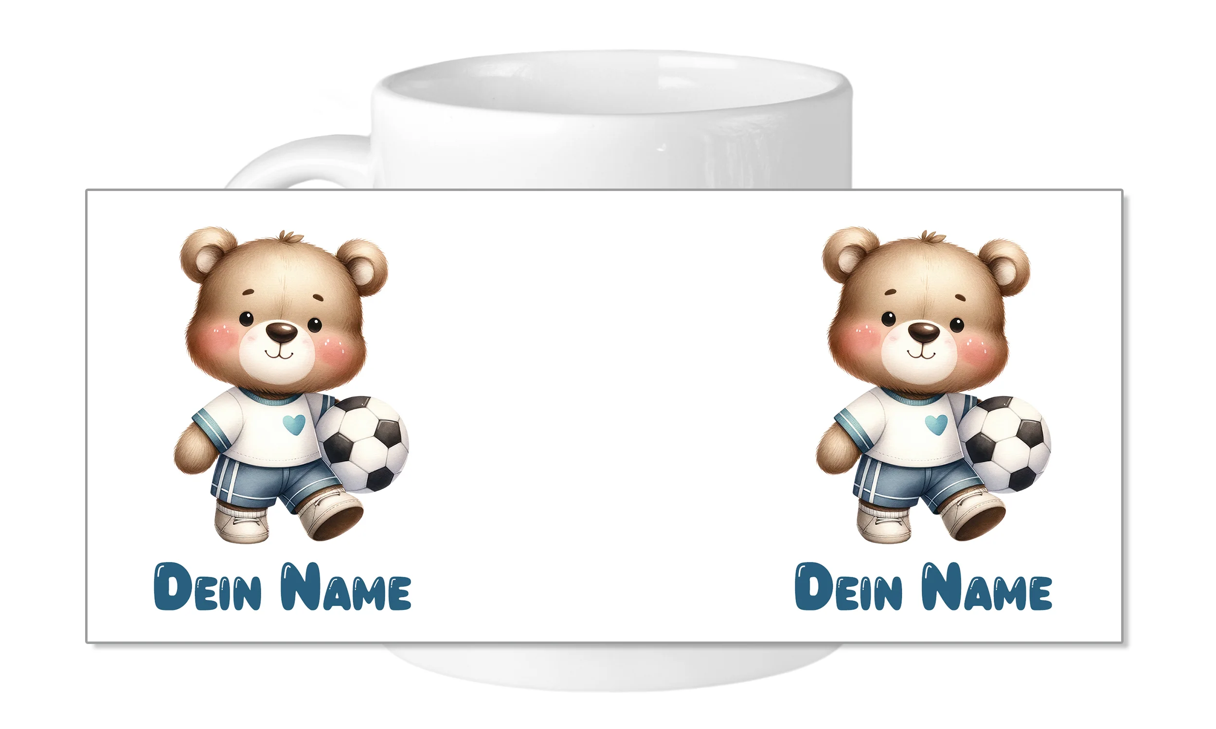 Tasse Bär mit Fußball - Image 5