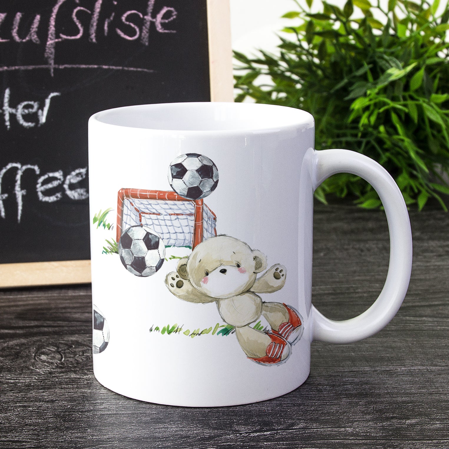 Tasse Bär mit Fußball - Image 2
