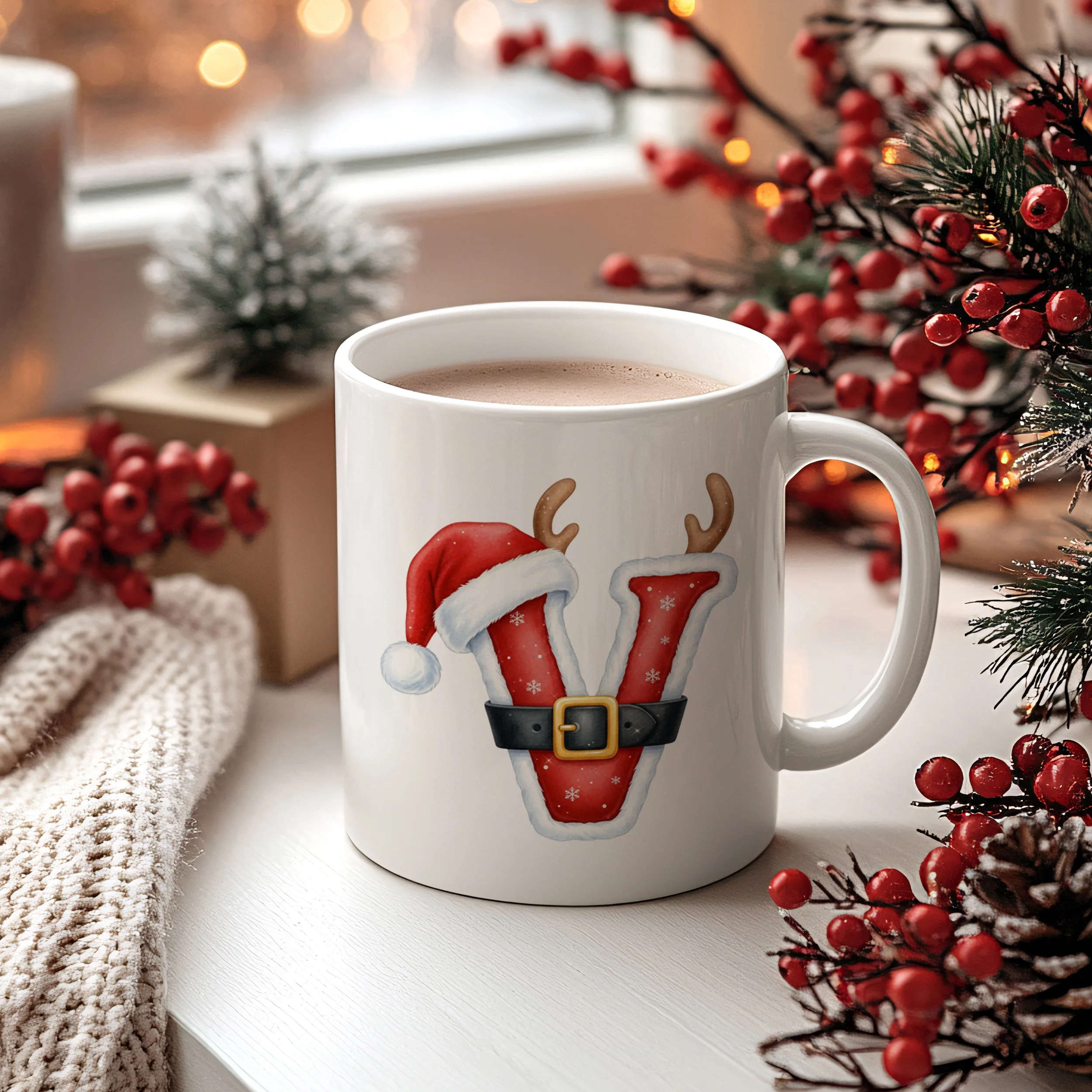 Tasse Buchstabe V - Image 2