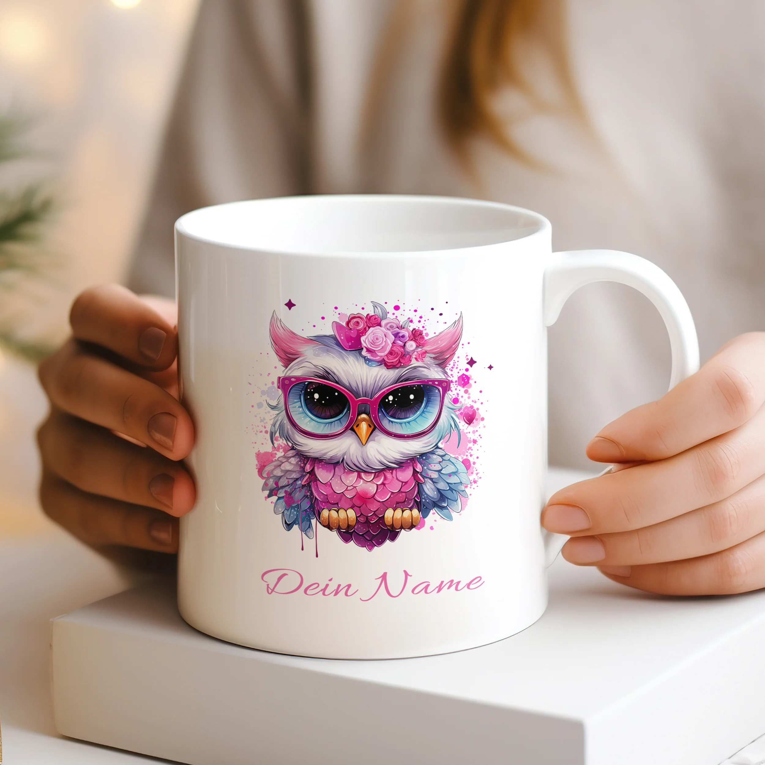Tasse Eule mit Brille - Image 2