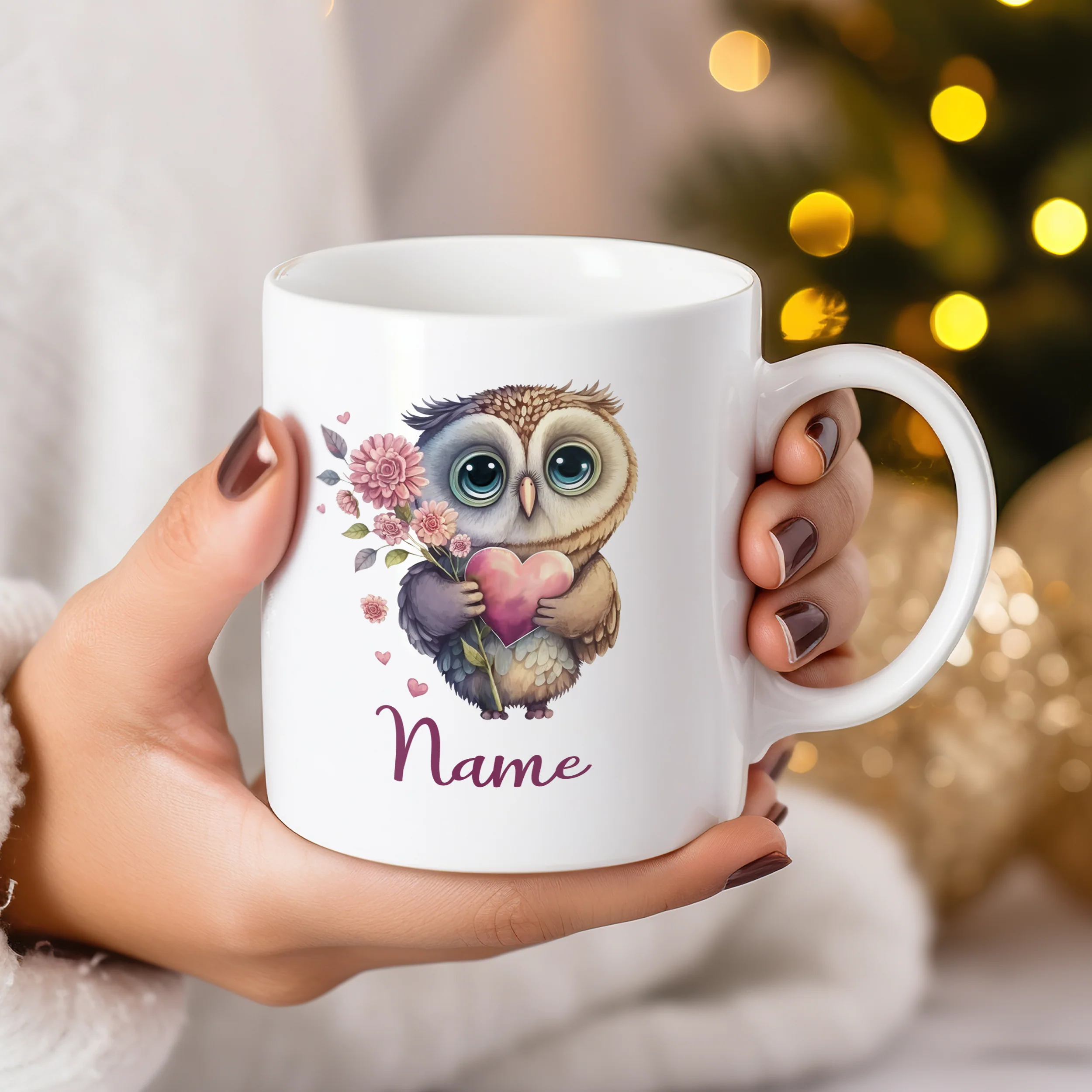 Tasse Eule mit Herz - Für deine Liebsten - Image 3