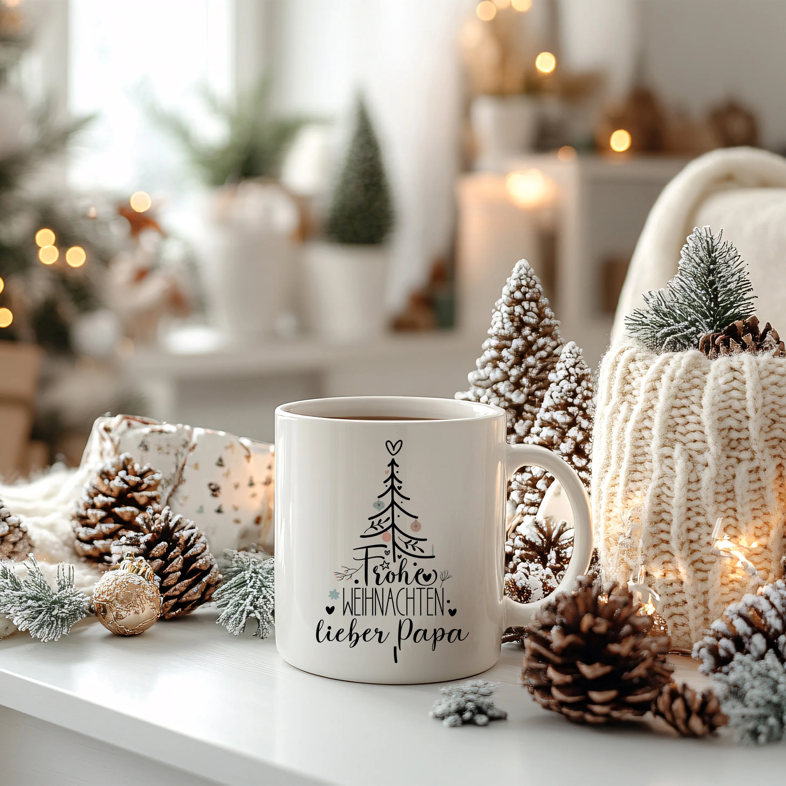 Tasse Frohe Weihnachten - Ein Geschenk für Papa - Image 4