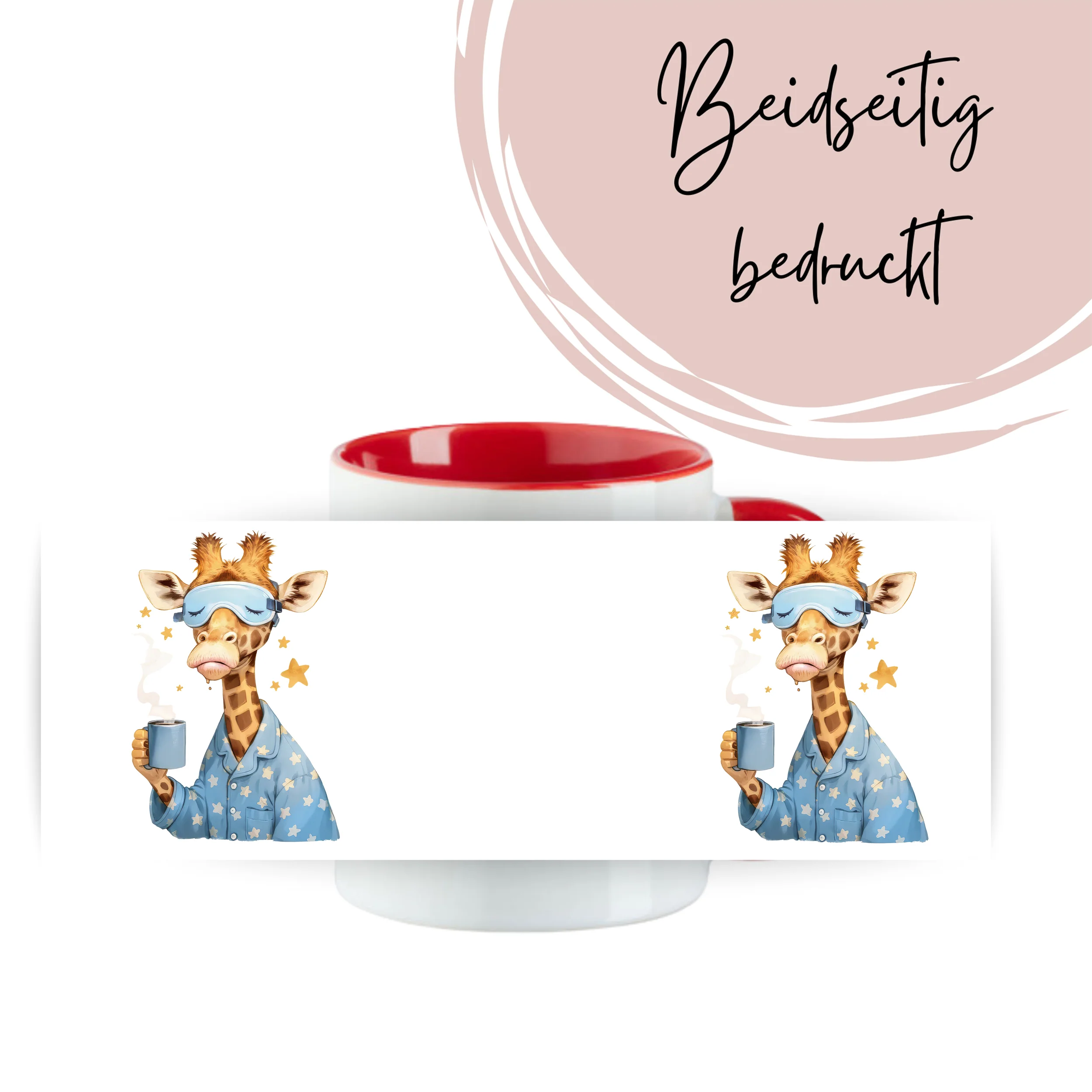 Tasse Giraffe mit Schlafmaske - Image 3