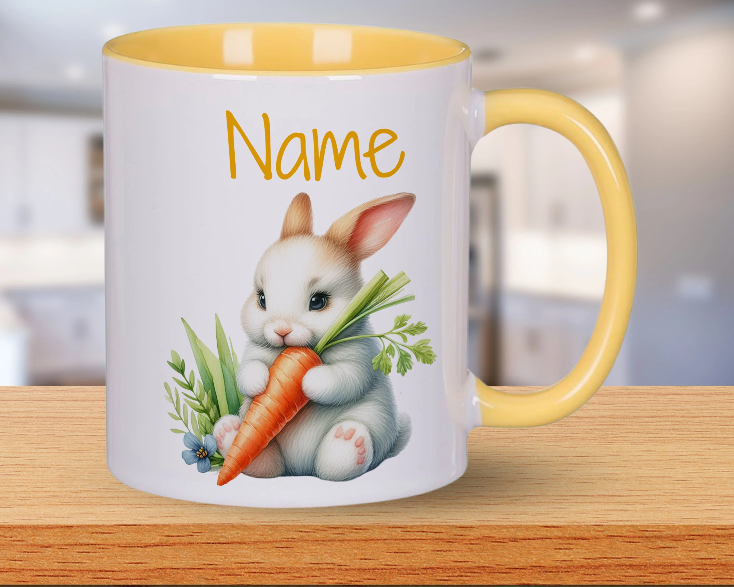 Tasse Hase mit Karotte - Image 2