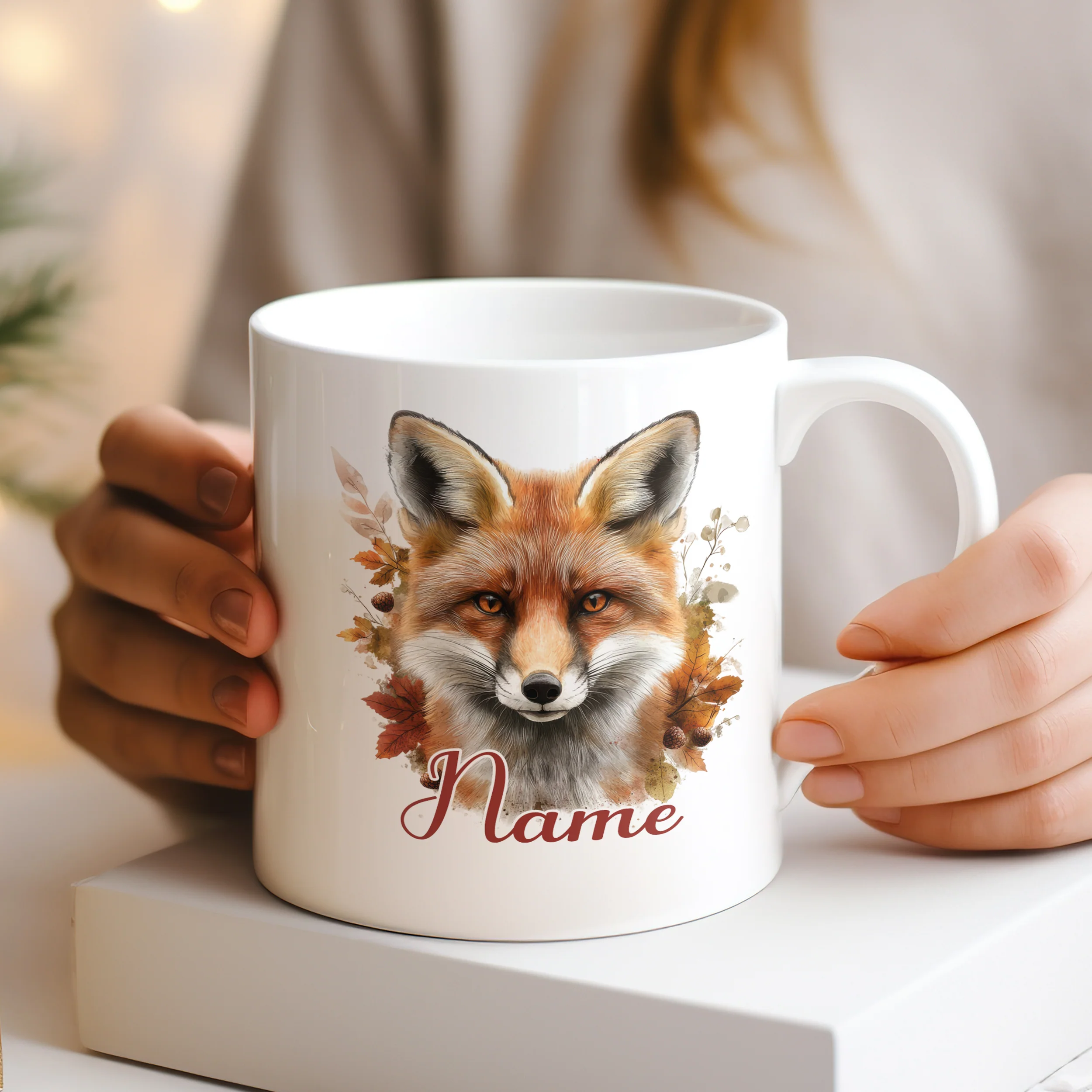 Tasse Herbsttiere Fuchs - Image 3
