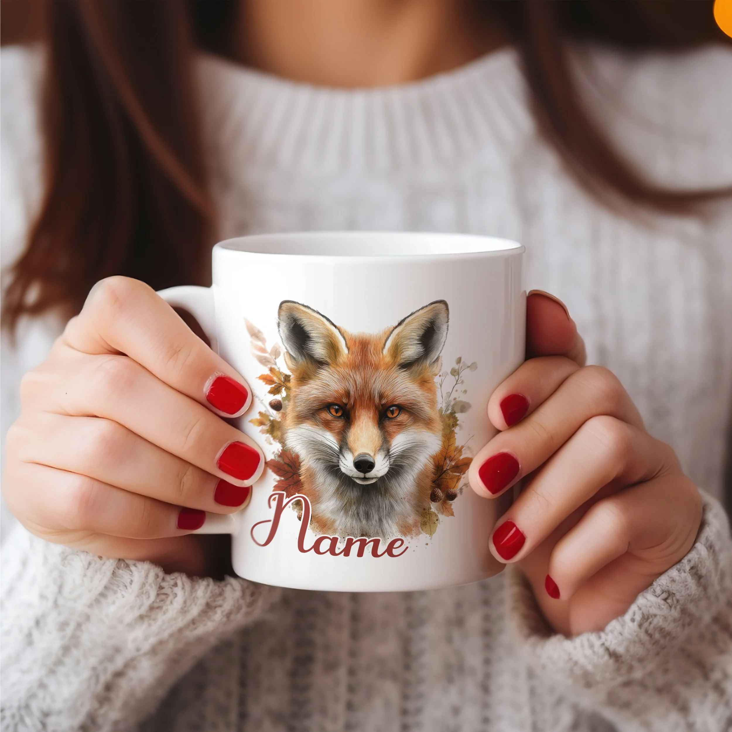 Tasse Herbsttiere Fuchs - Image 4