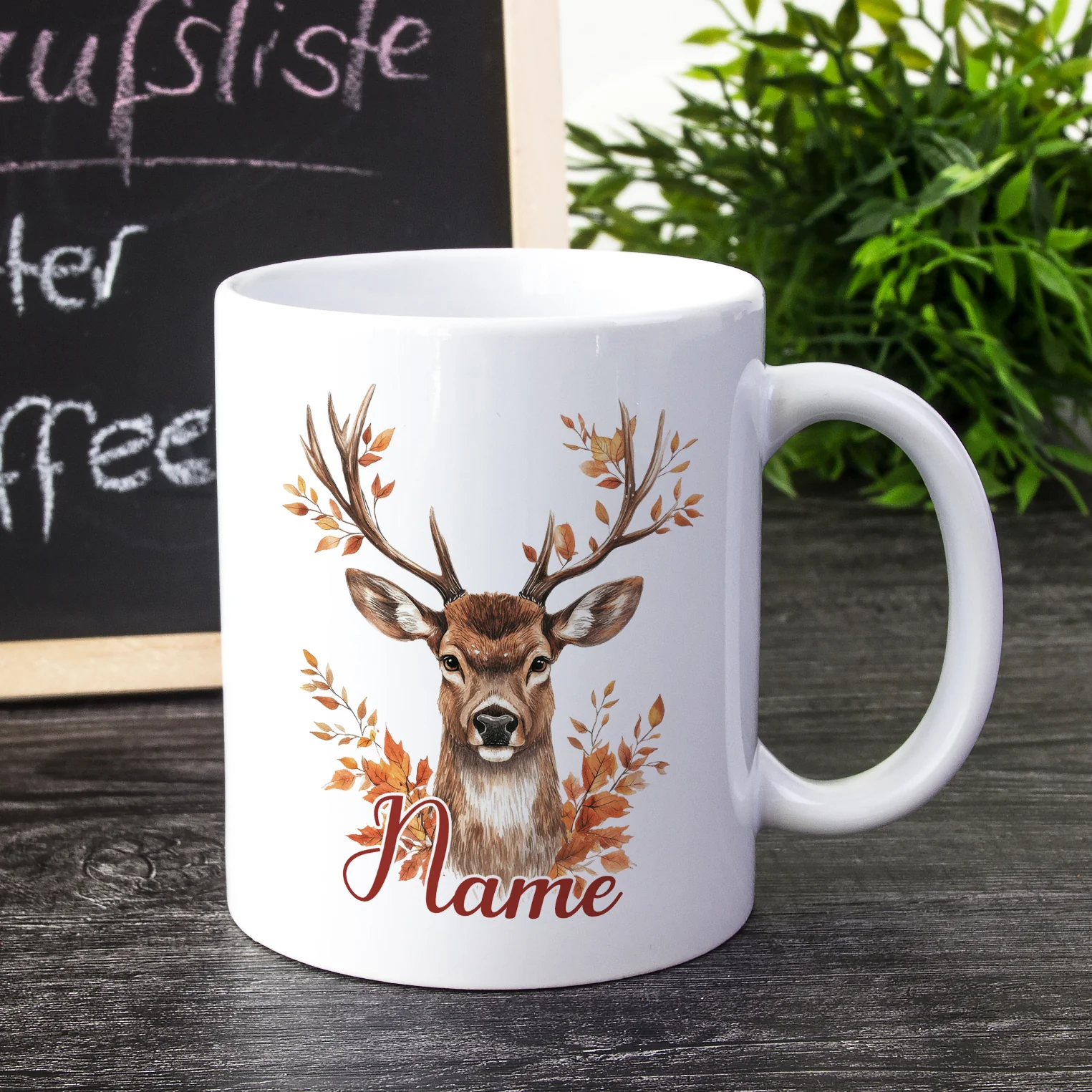 Tasse Hirsch im Herbst - Image 2