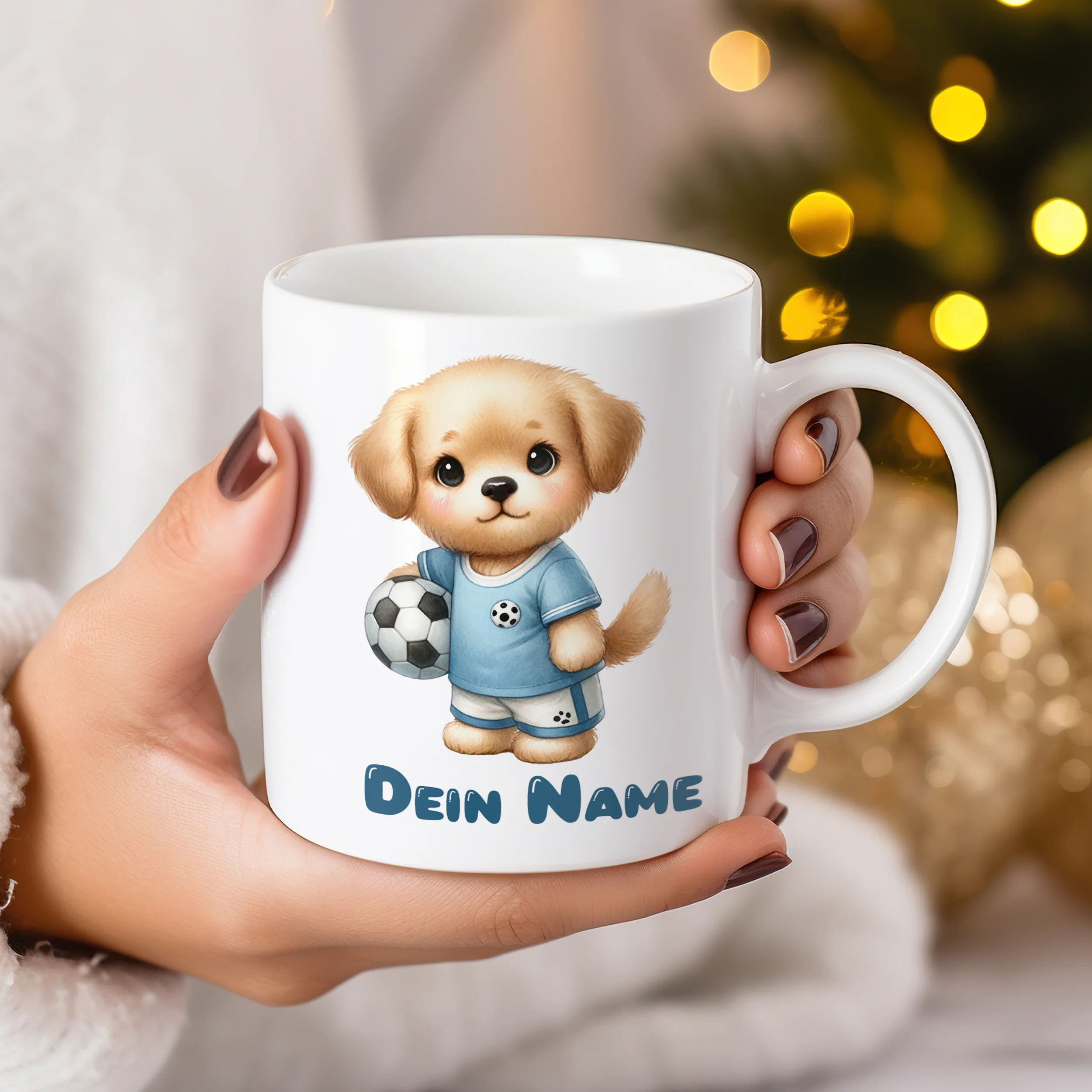 Tasse Hund mit Fußball - Image 3