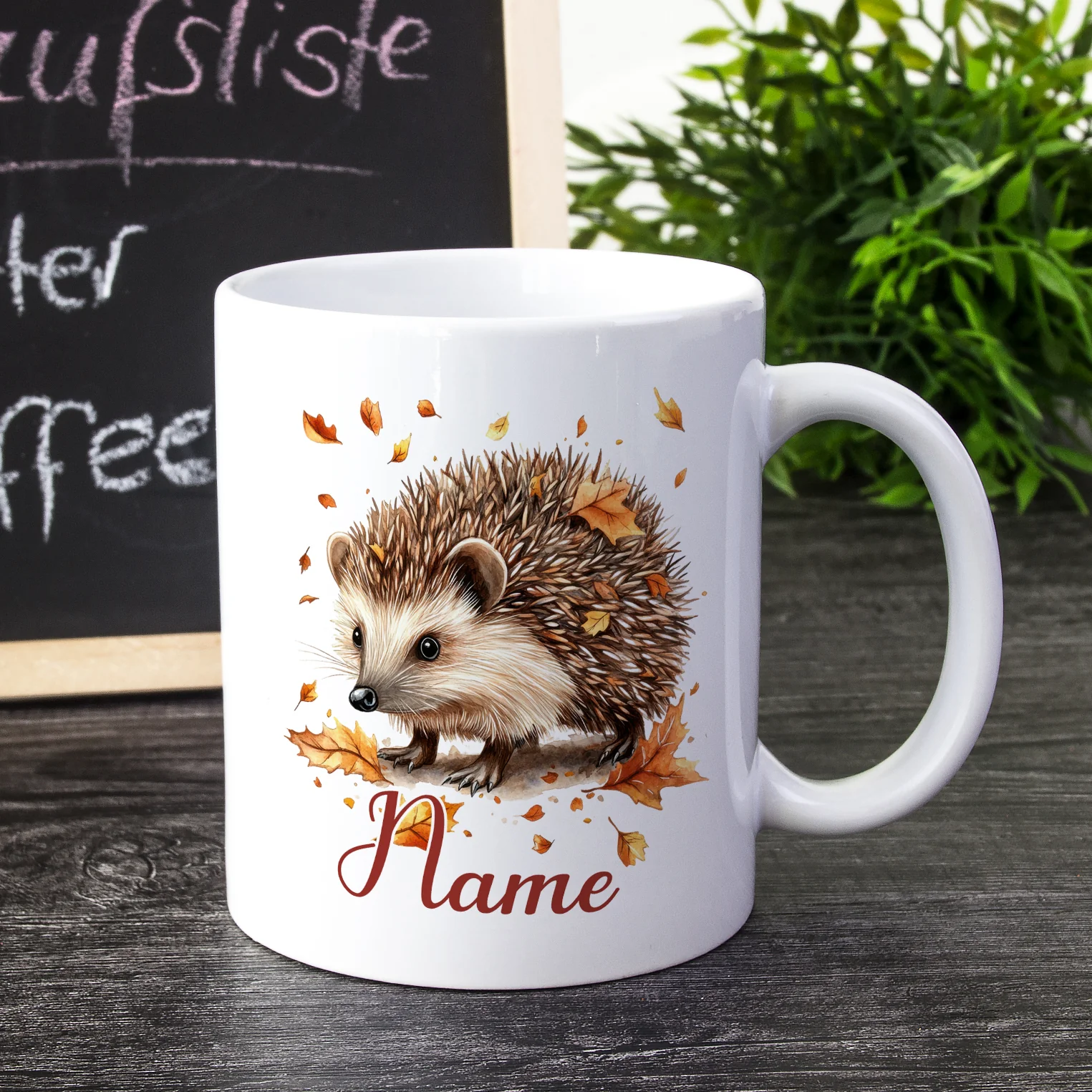 Tasse Igel im Herbst - Image 2