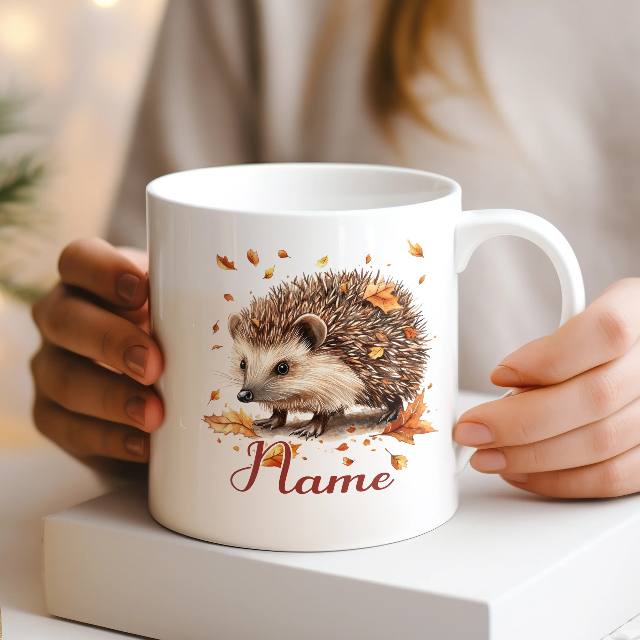 Tasse Igel im Herbst - Image 3