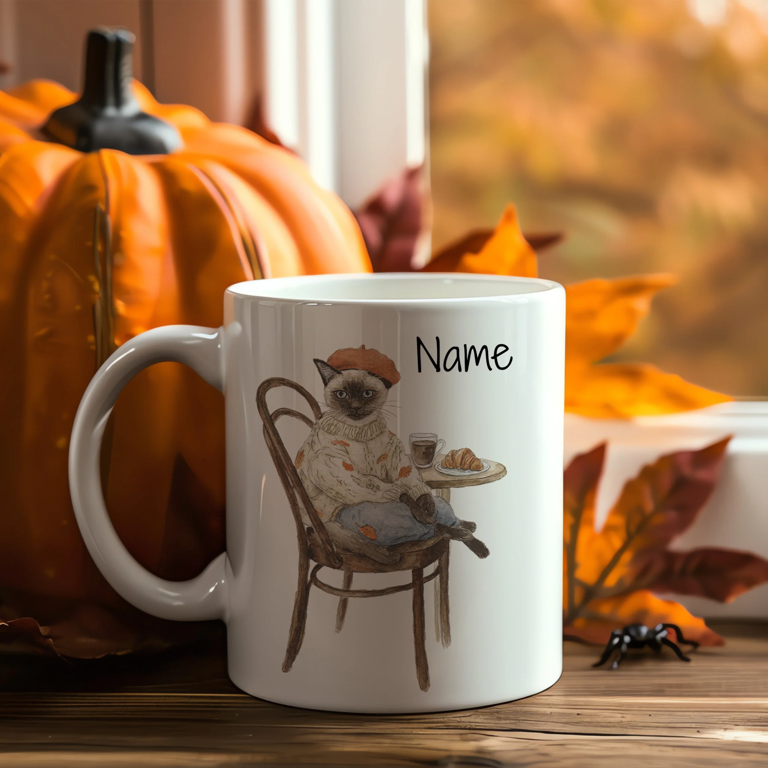 Tasse Katze im Schick - Image 3