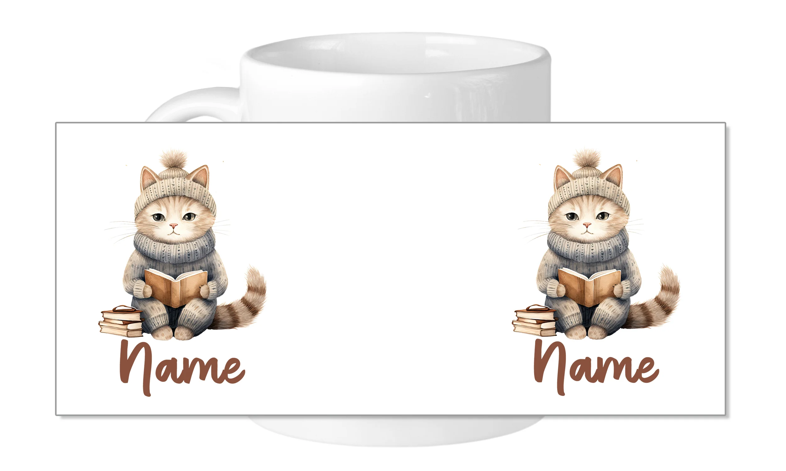Tasse Katze im Winter - Gemütliche Lesestunden - Image 5