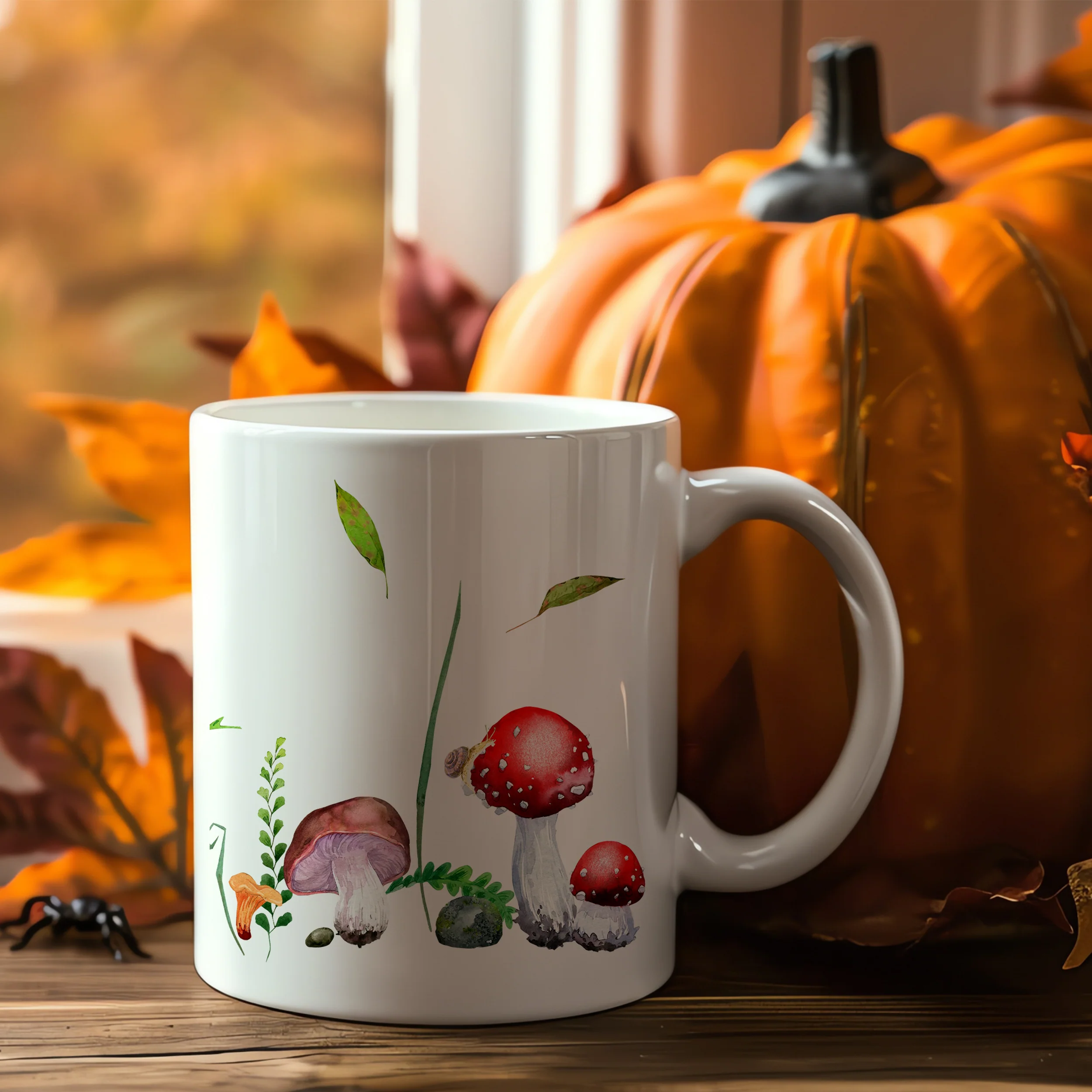 Tasse Keramik mit Pilz-Motiv - Image 3