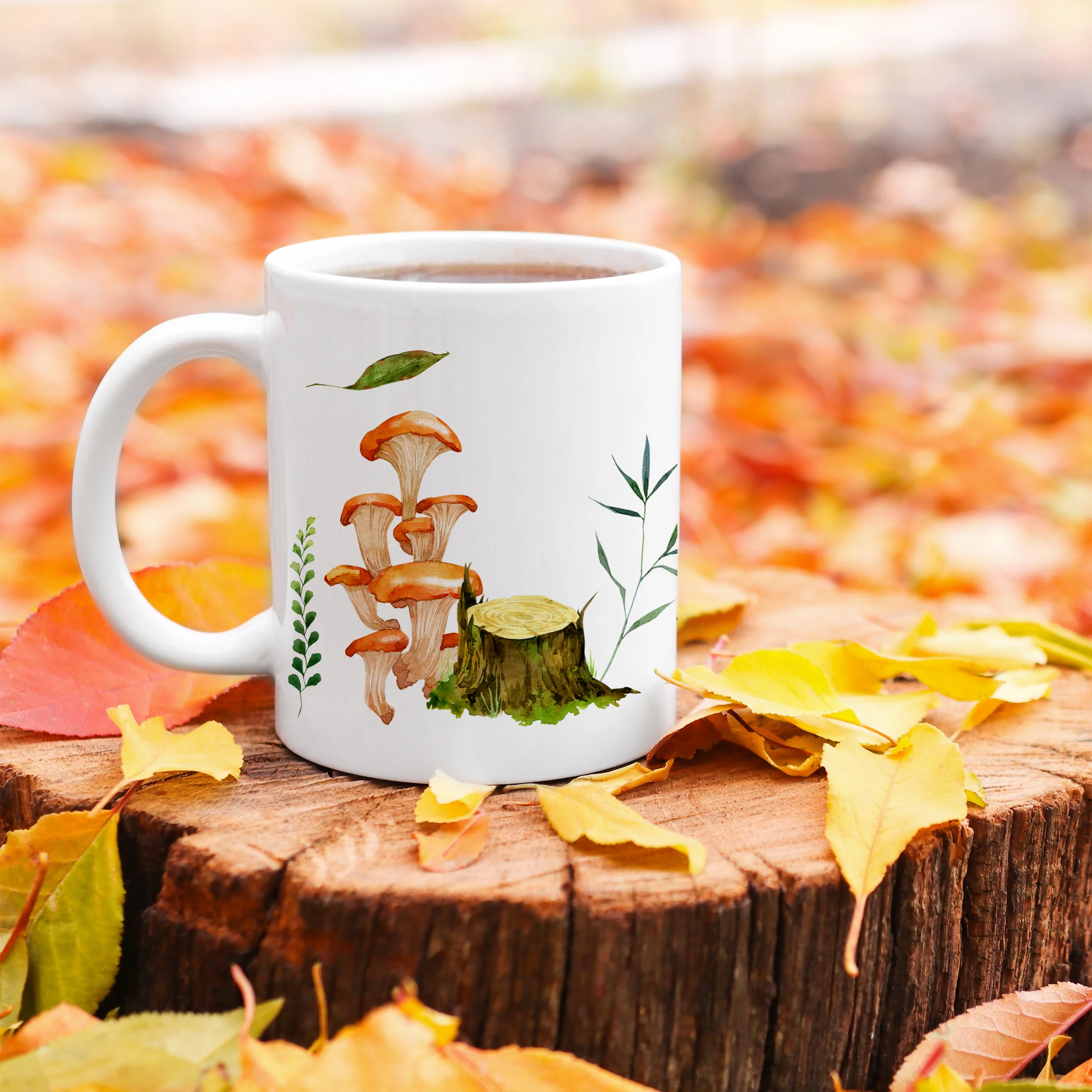 Tasse Keramik mit Pilz-Motiv - Image 4