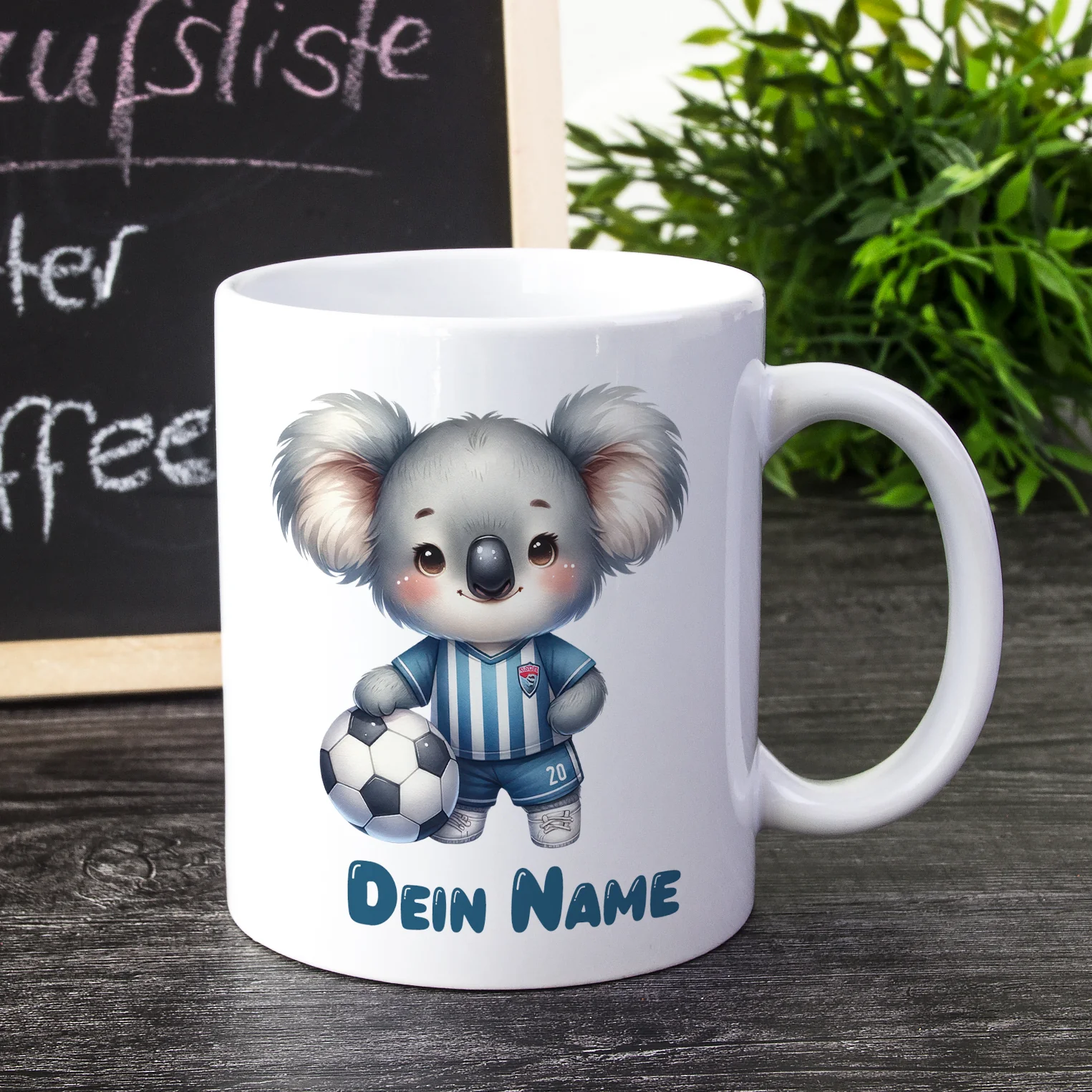 Tasse Koala mit Fußball - Image 2