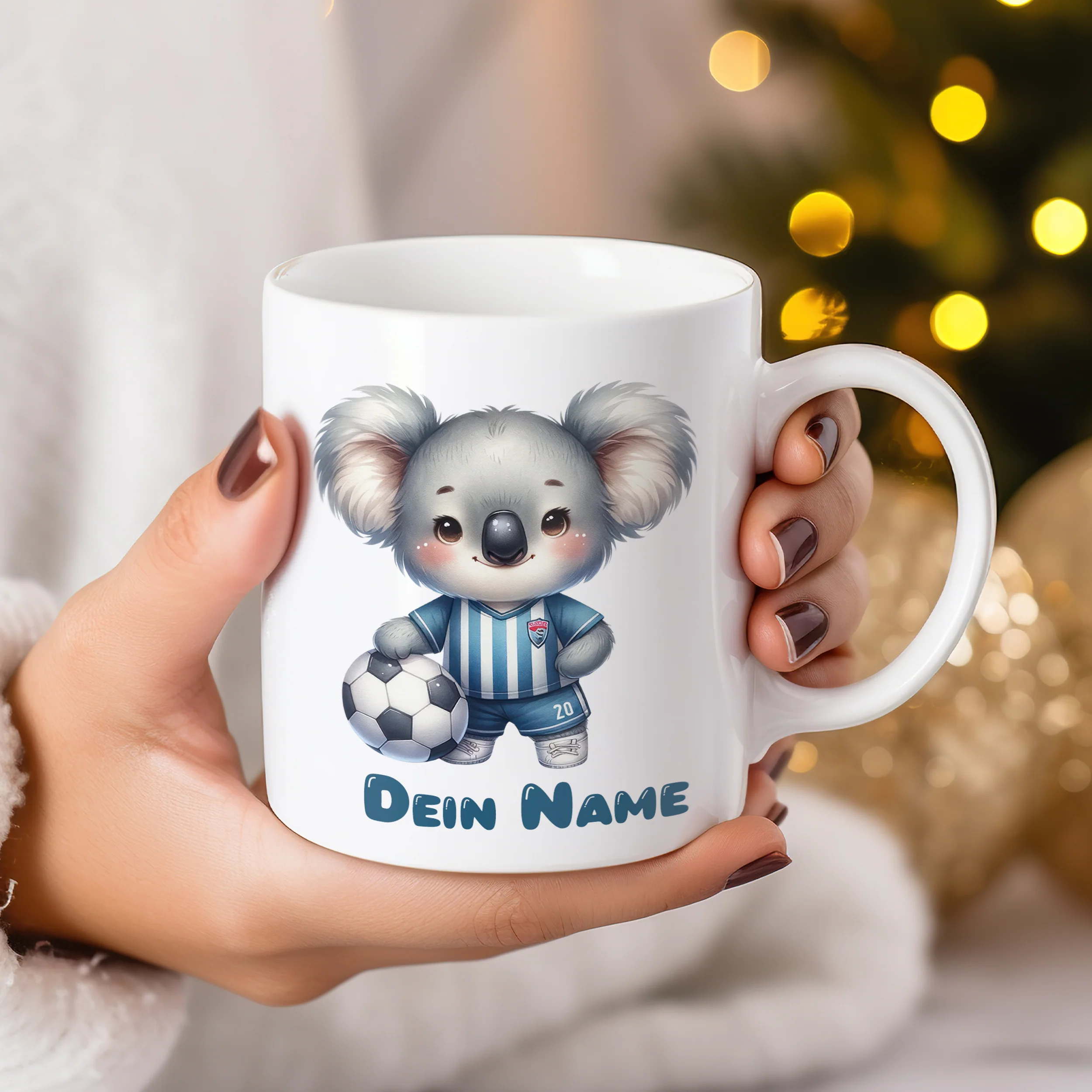 Tasse Koala mit Fußball - Image 3