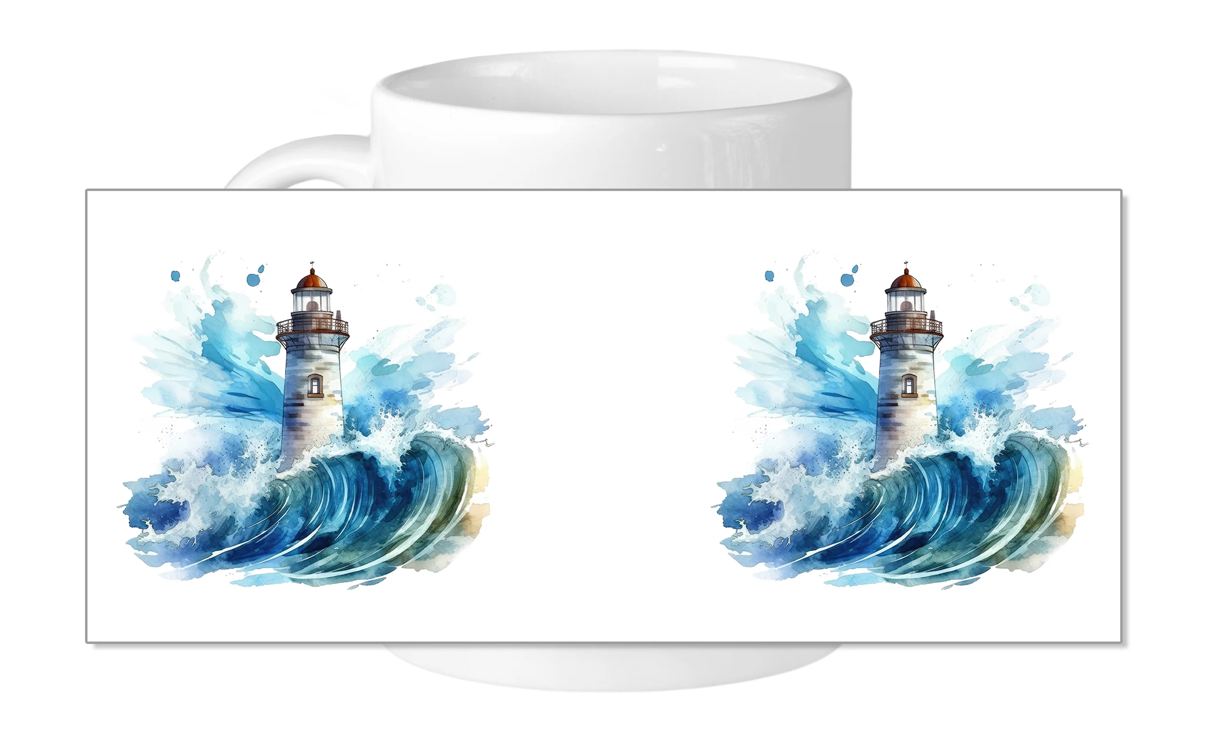 Tasse Leuchtturm - Wellenrauschen genießen - Image 5