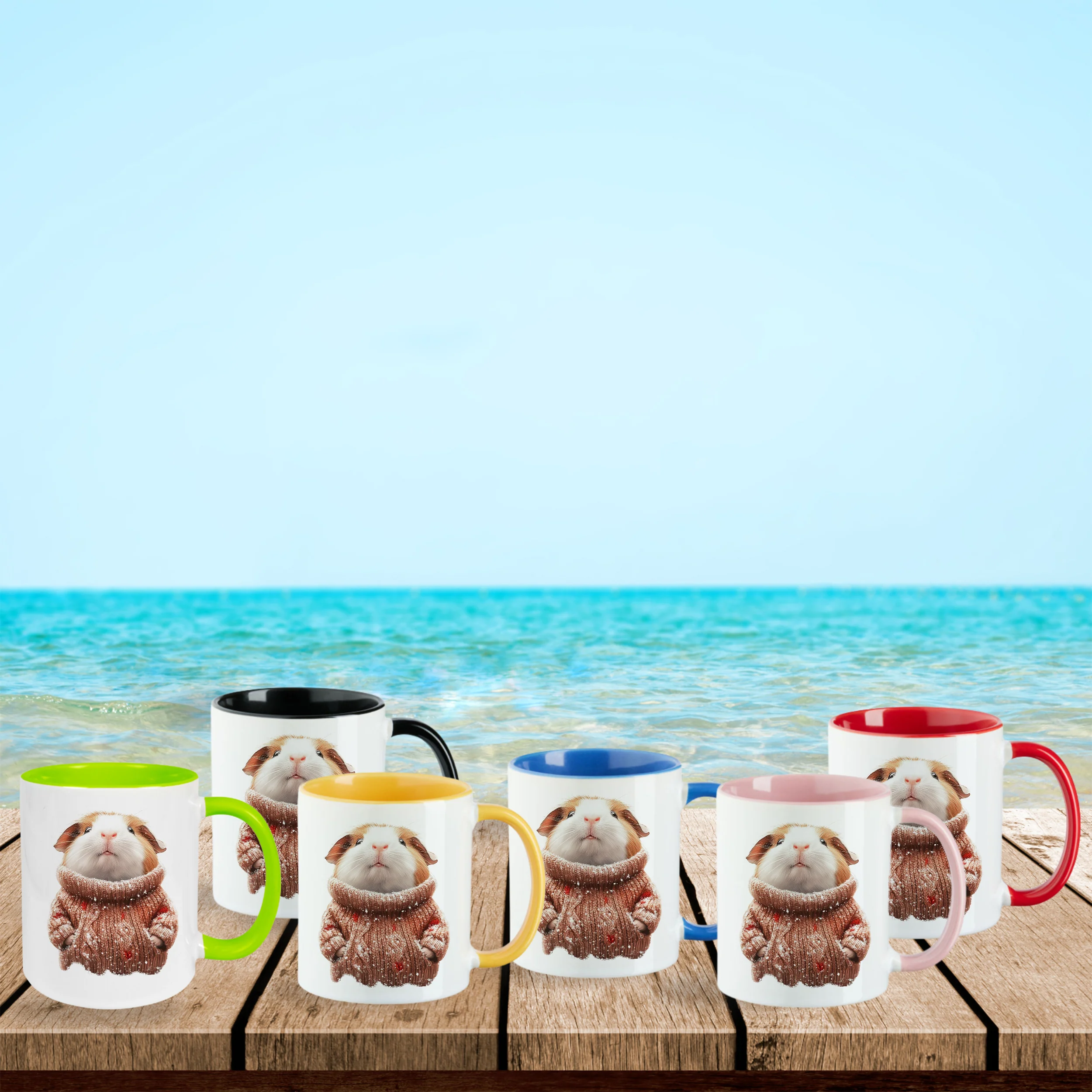 Tasse Meerschweinchen im Pullover - Image 2