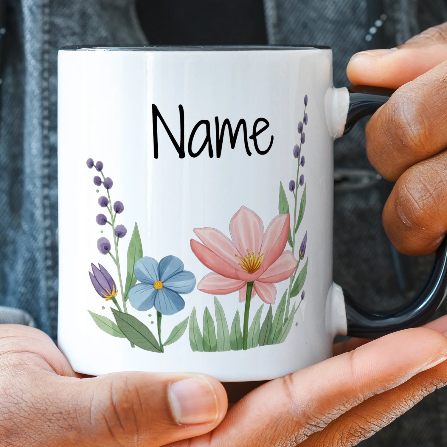 Tasse mit Blumenmotiv - Image 3