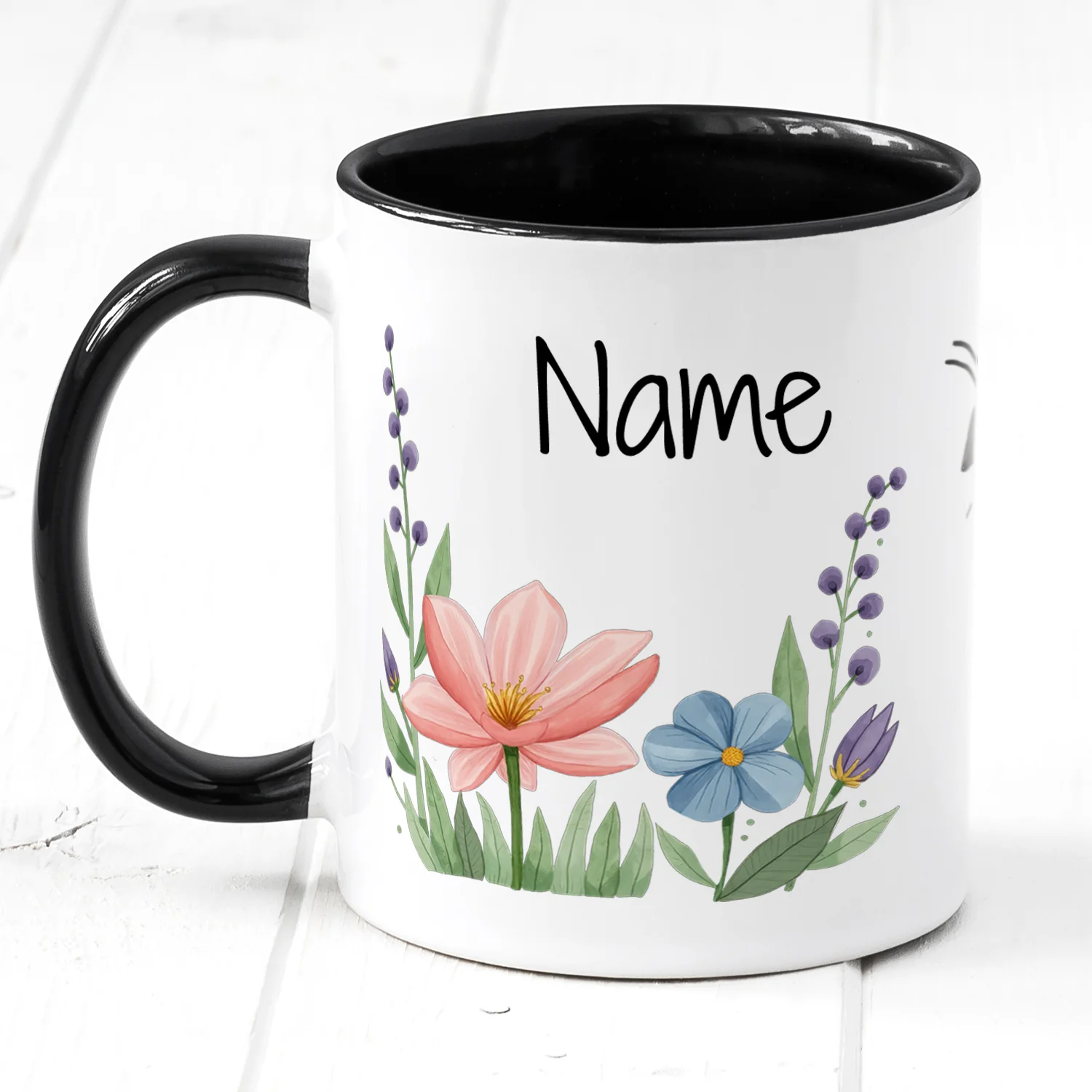 Tasse mit Blumenmotiv - Image 4