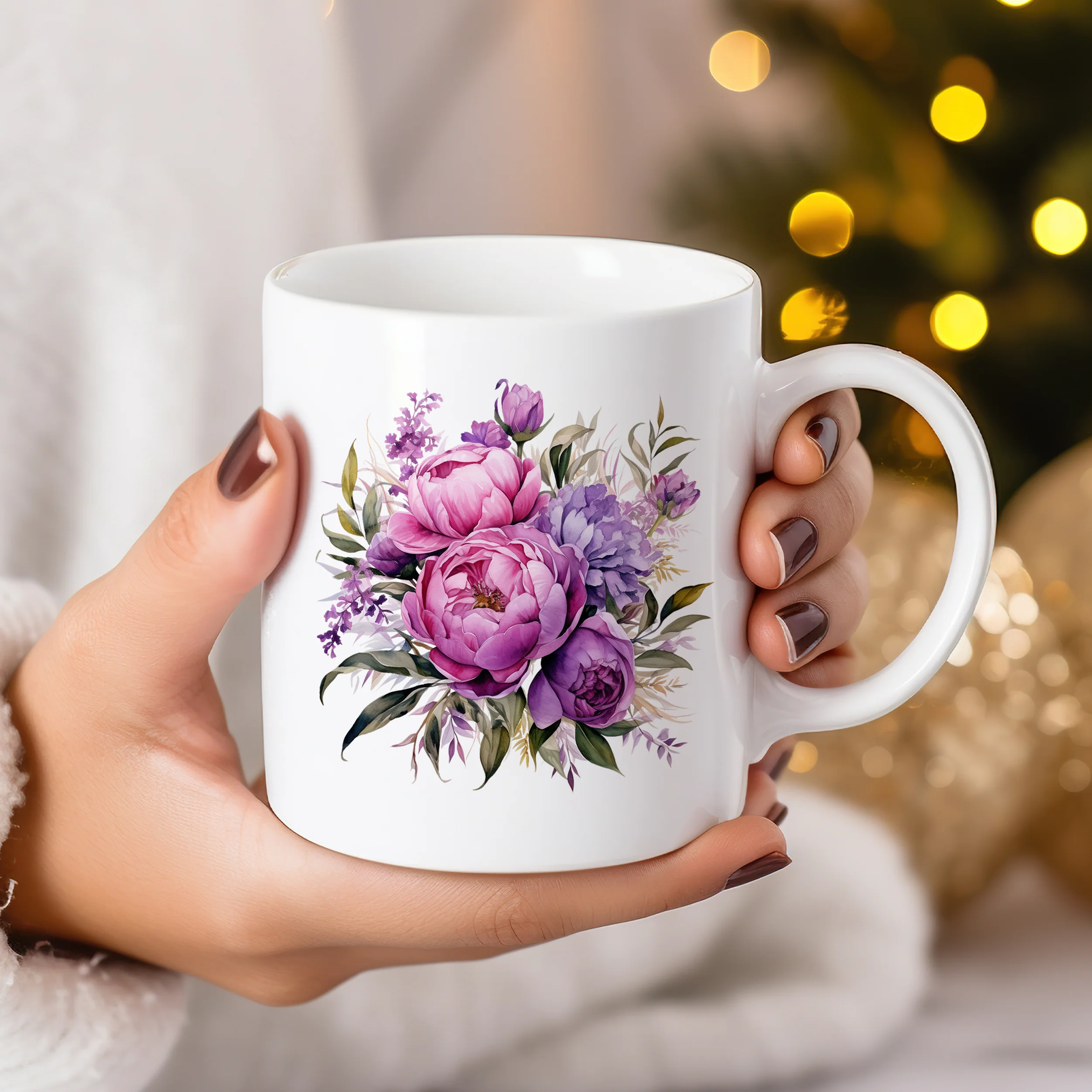 Tasse mit Blumenmotiv - Für die beste Oma - Image 3