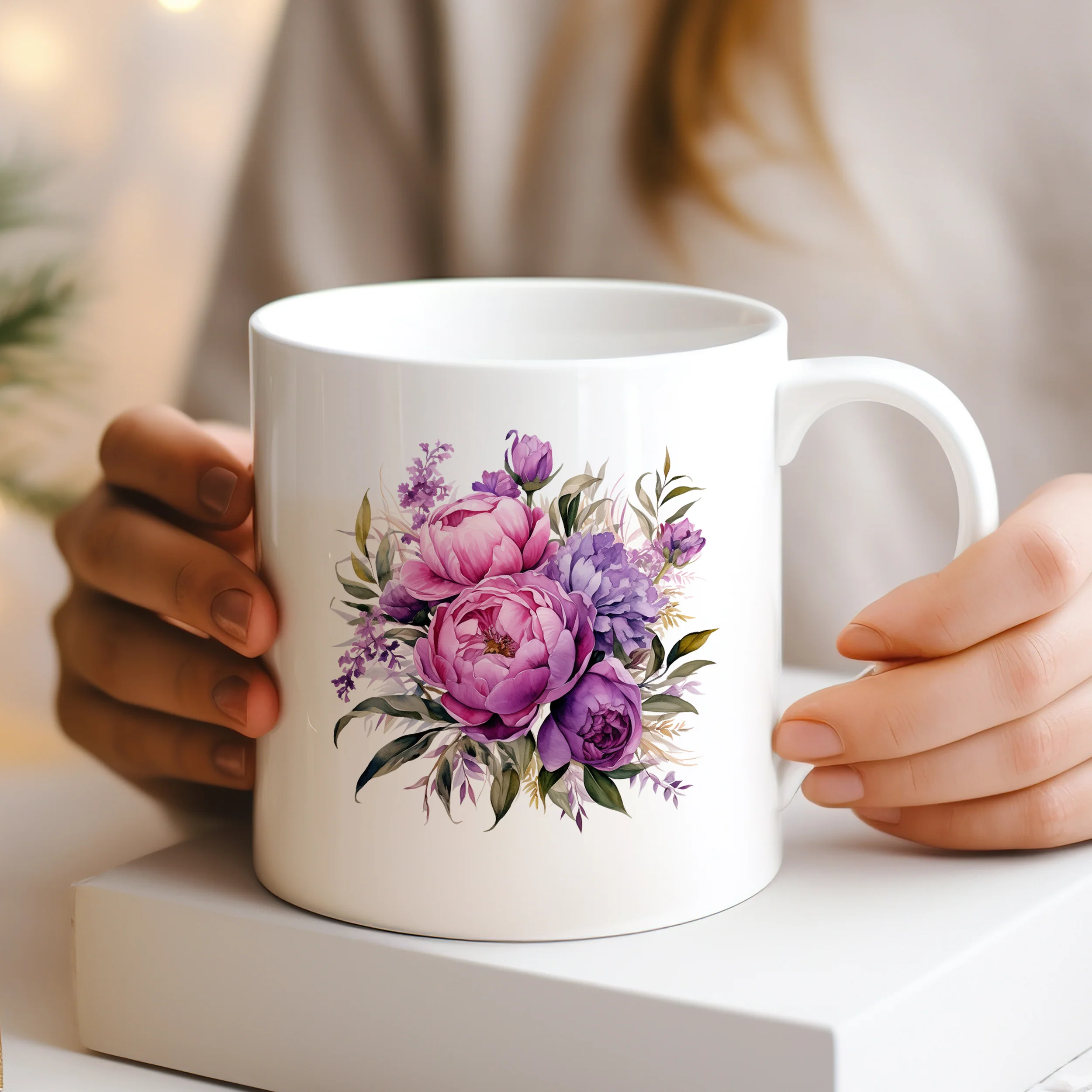 Tasse mit Blumenmotiv - Für die beste Oma - Image 4
