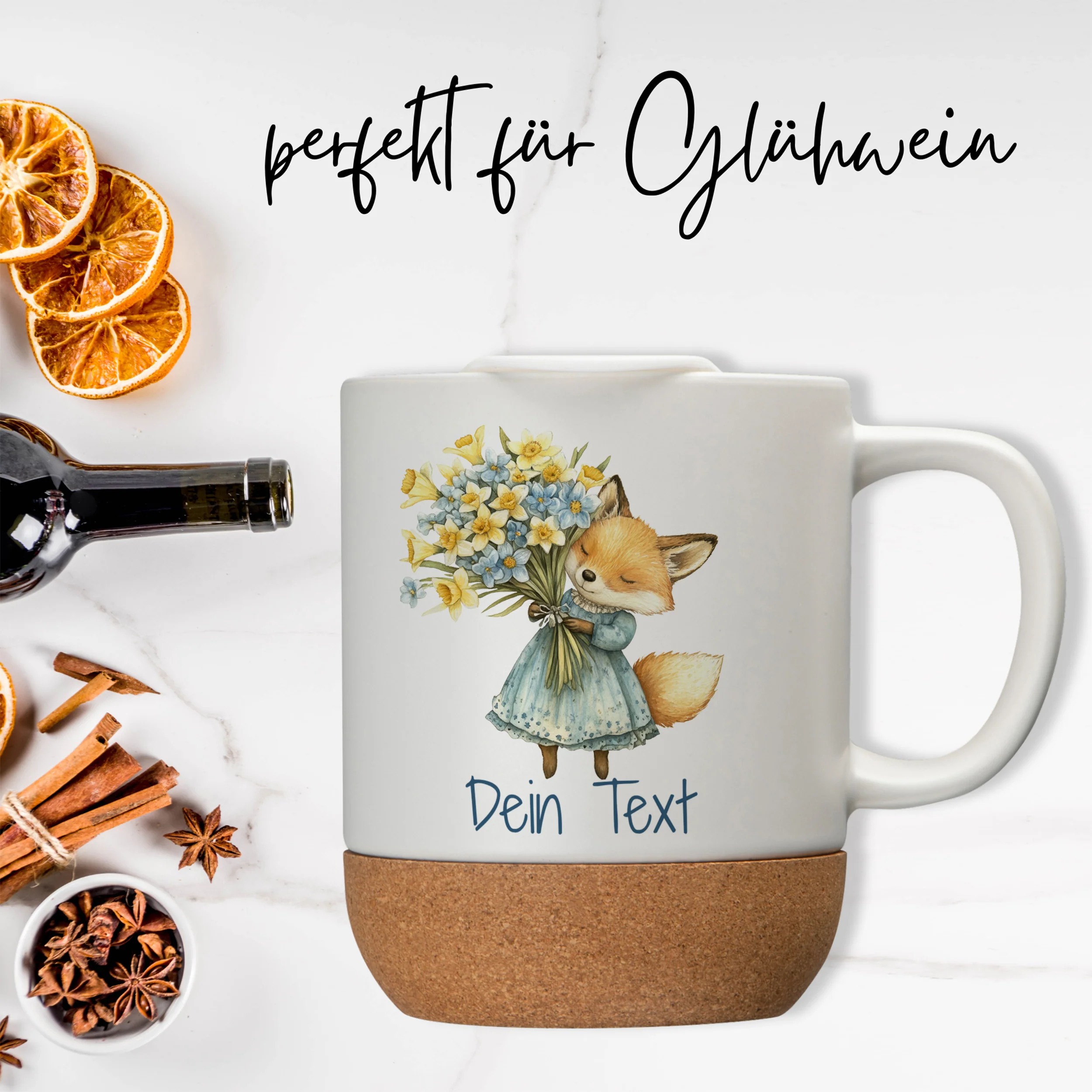 Tasse mit Deckel und Korkboden & Fuchs - Image 3