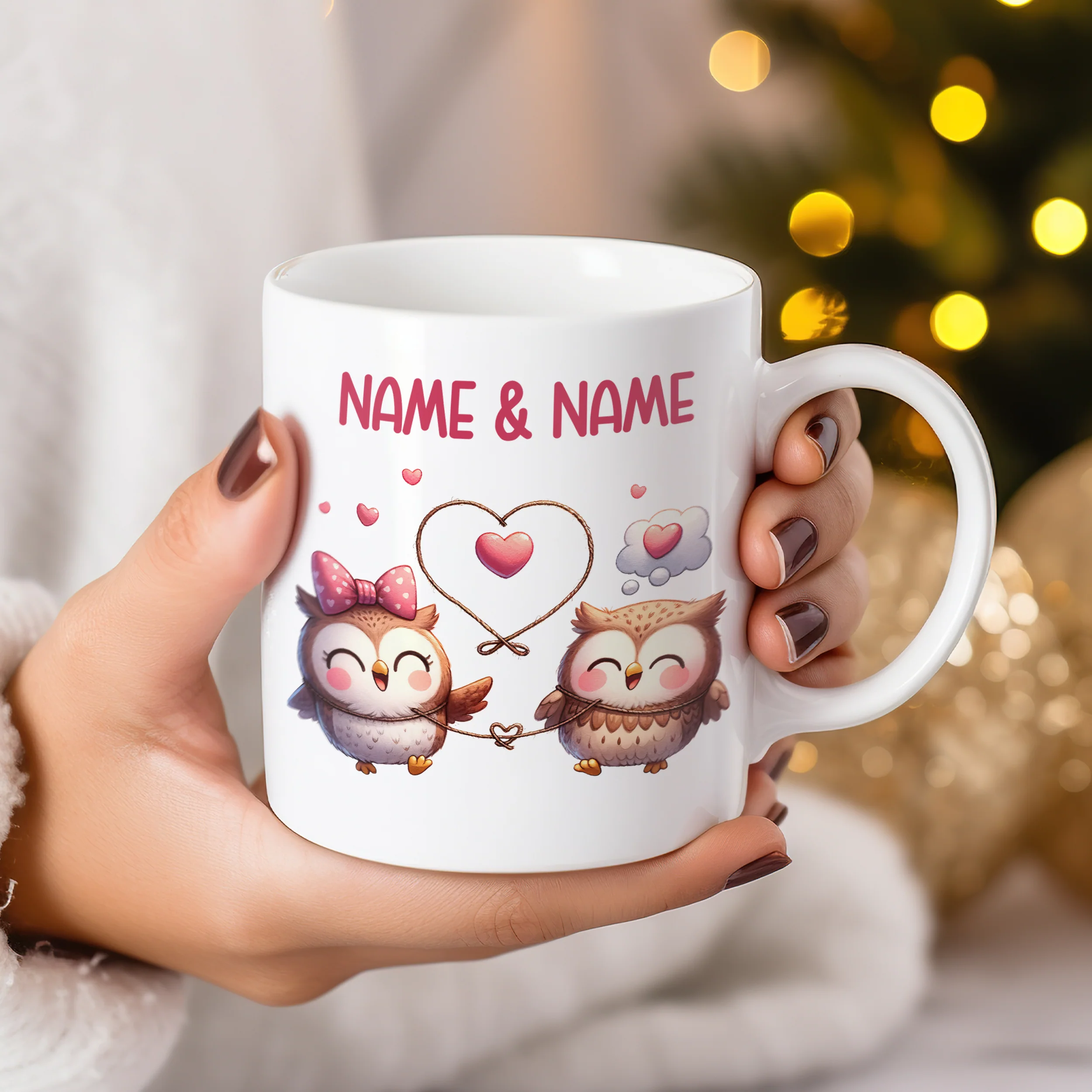Tasse mit Eulen - Für verliebte Herzen - Image 3