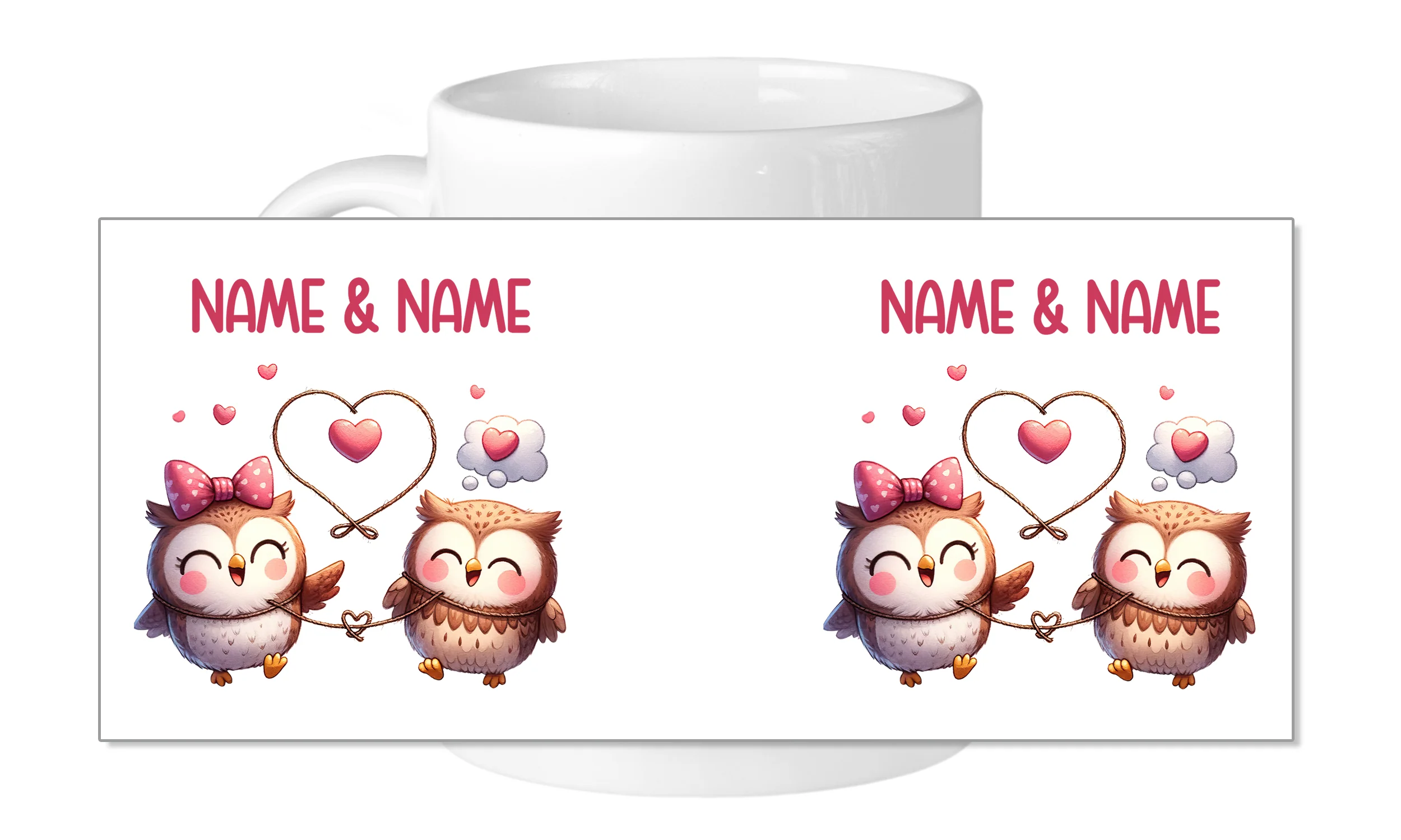 Tasse mit Eulen - Für verliebte Herzen - Image 5