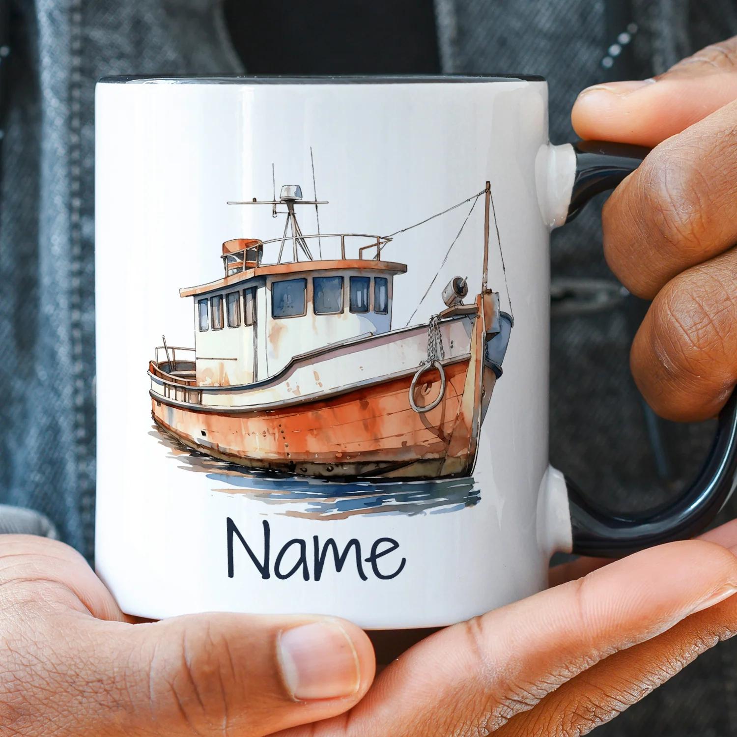 Tasse mit Fischerboot - Image 3