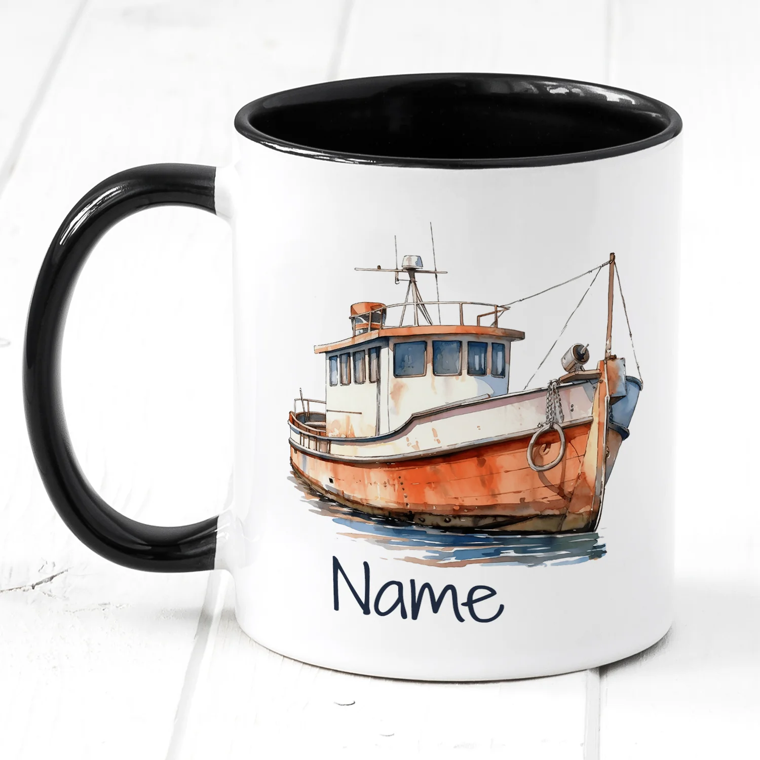 Tasse mit Fischerboot - Image 4
