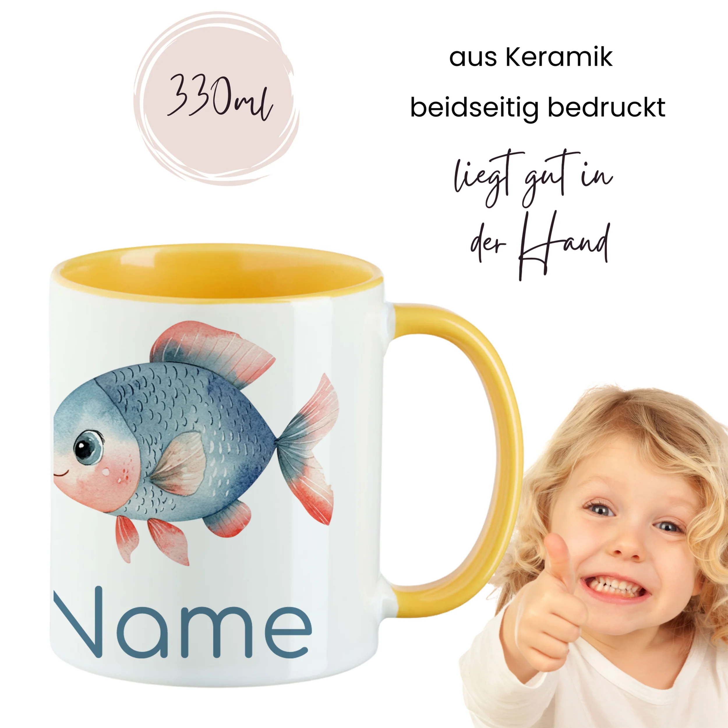 Tasse mit Fischmotiv - Image 4