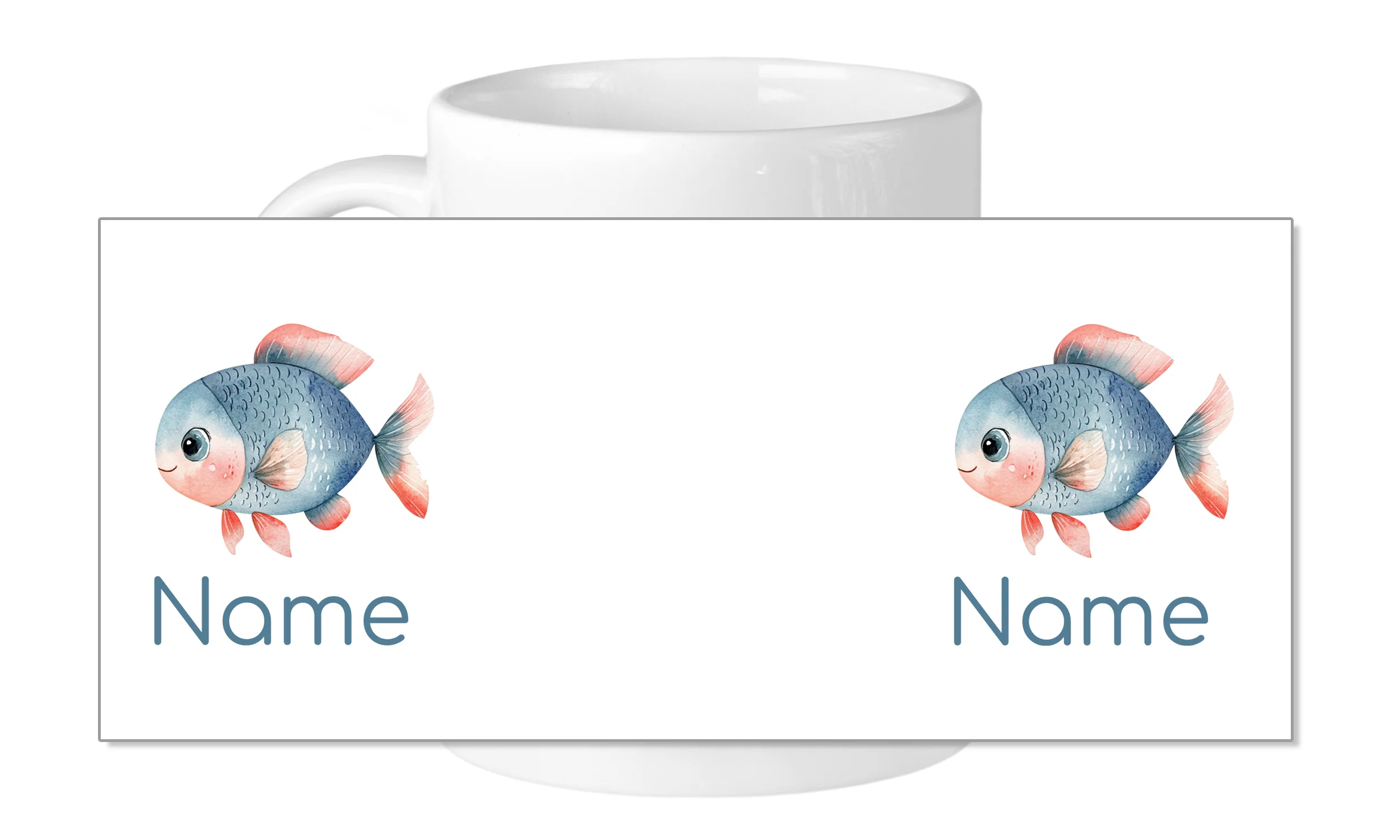 Tasse mit Fischmotiv - Image 5