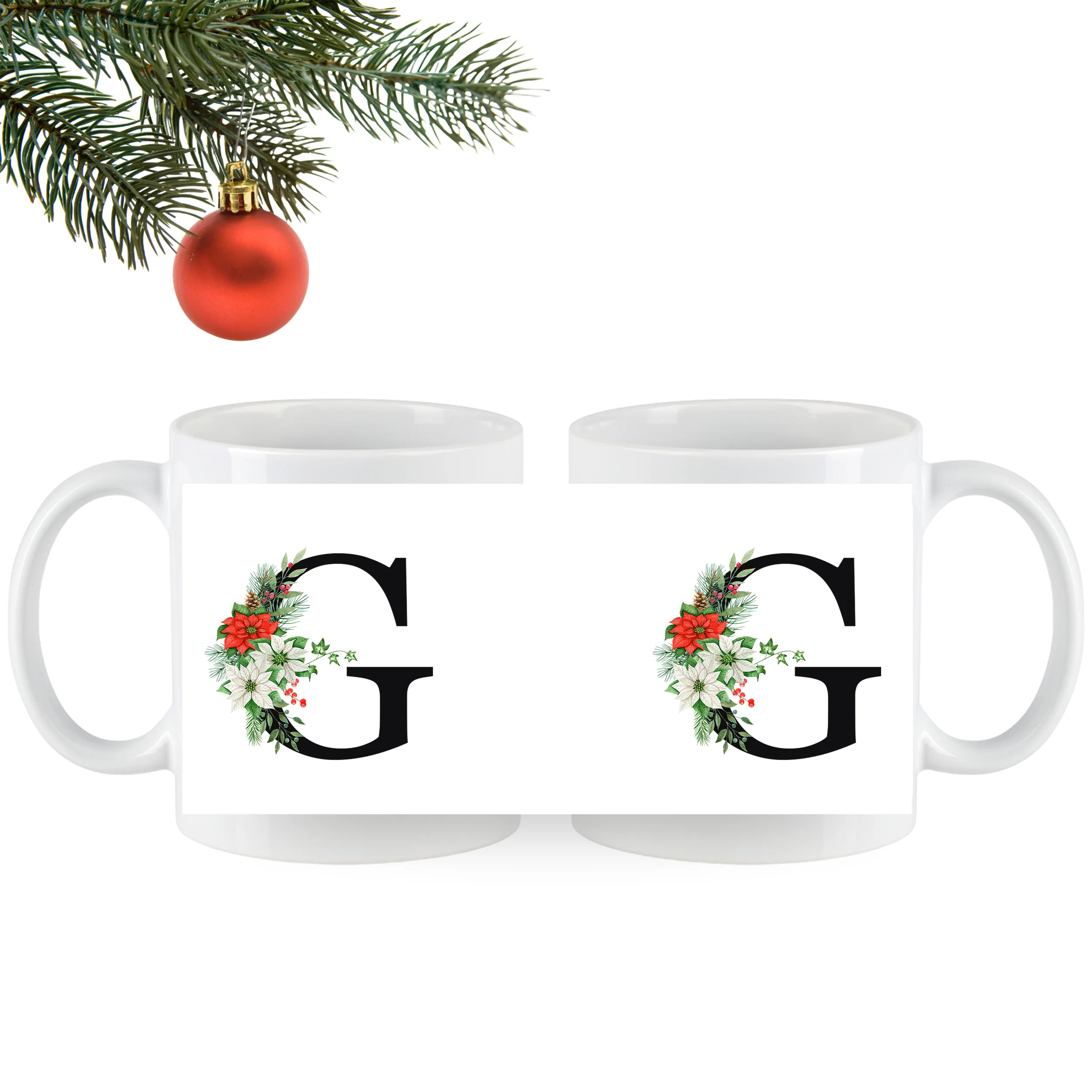 Tasse mit floralem G - Image 4