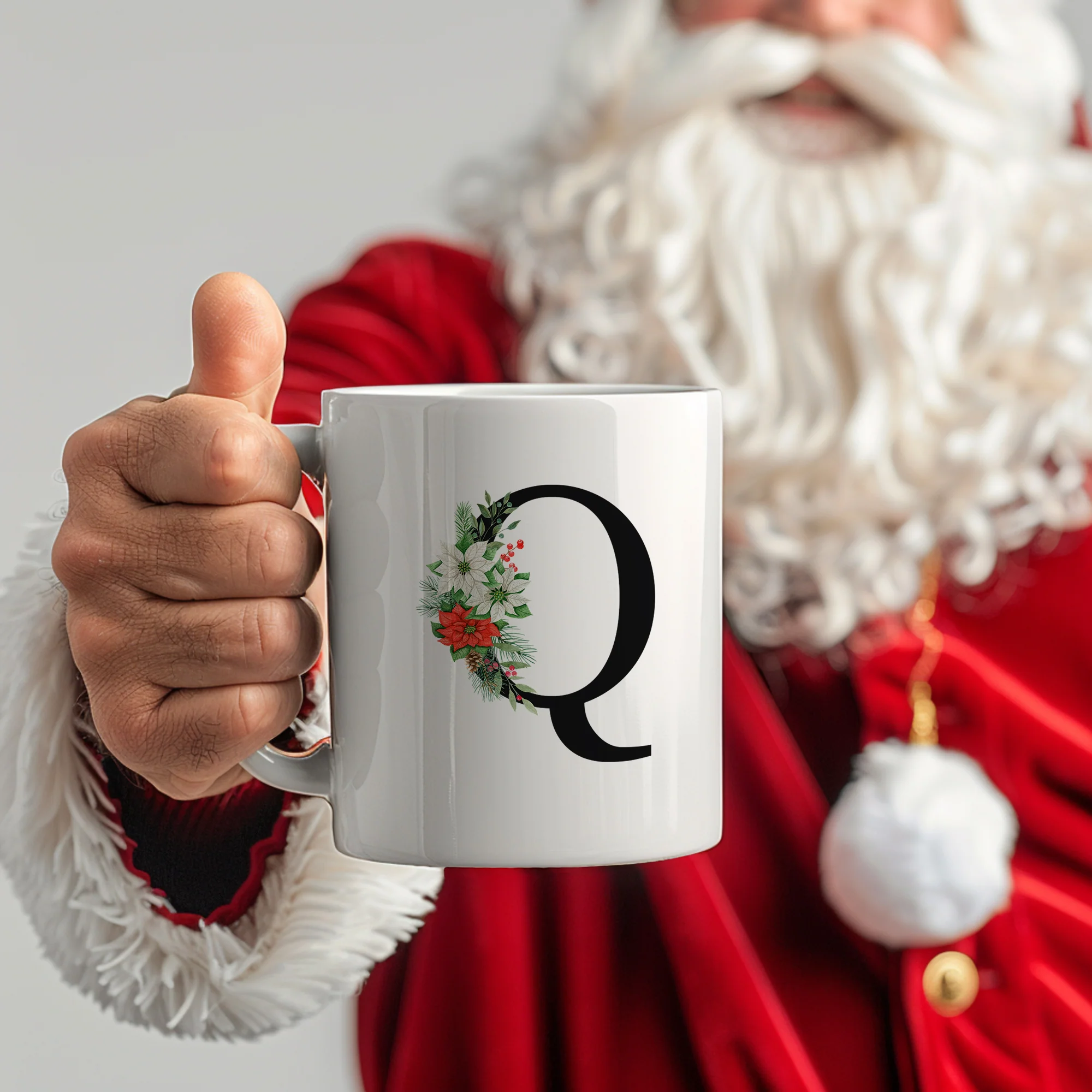 Tasse mit floralem Q - Image 3