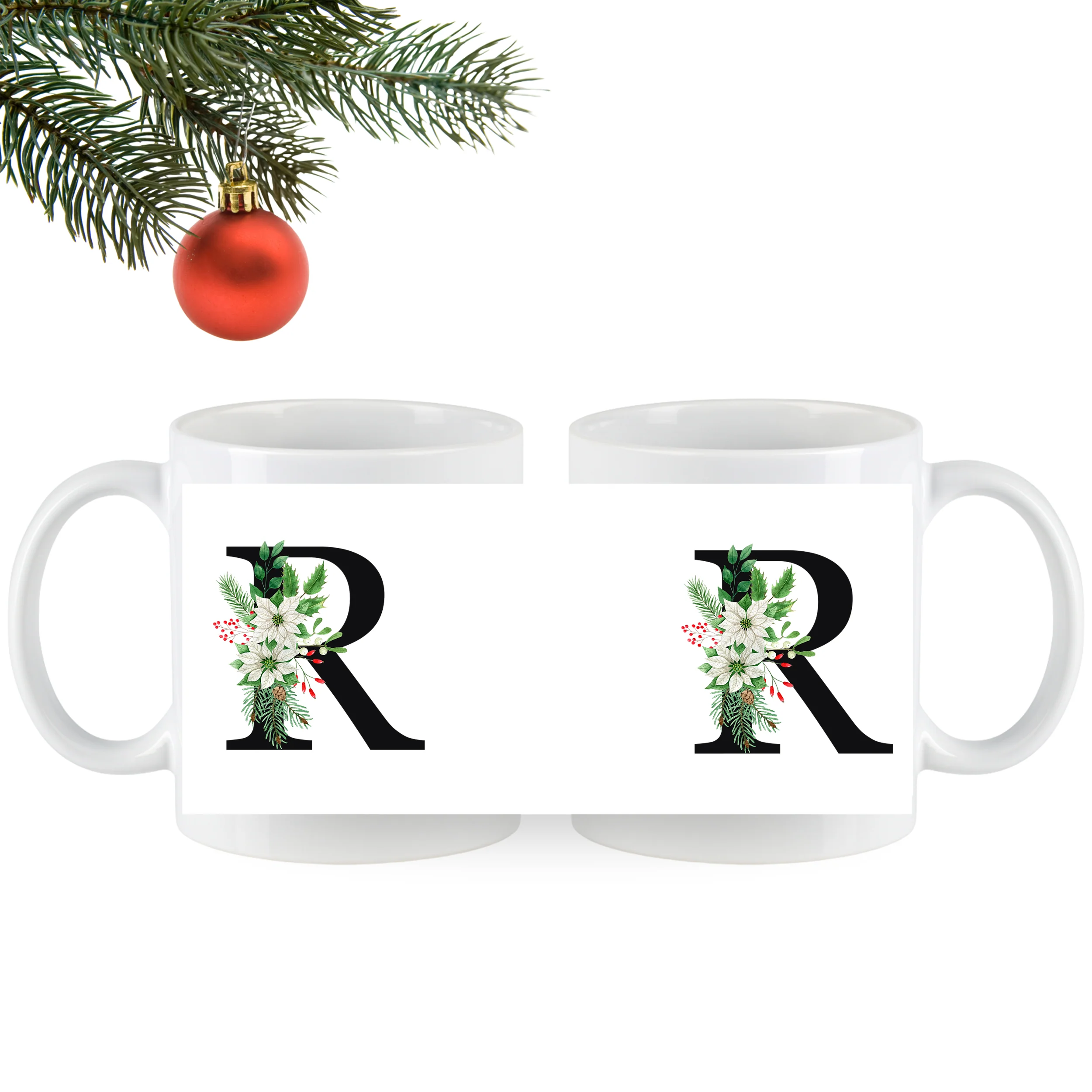 Tasse mit floralem R - Image 4