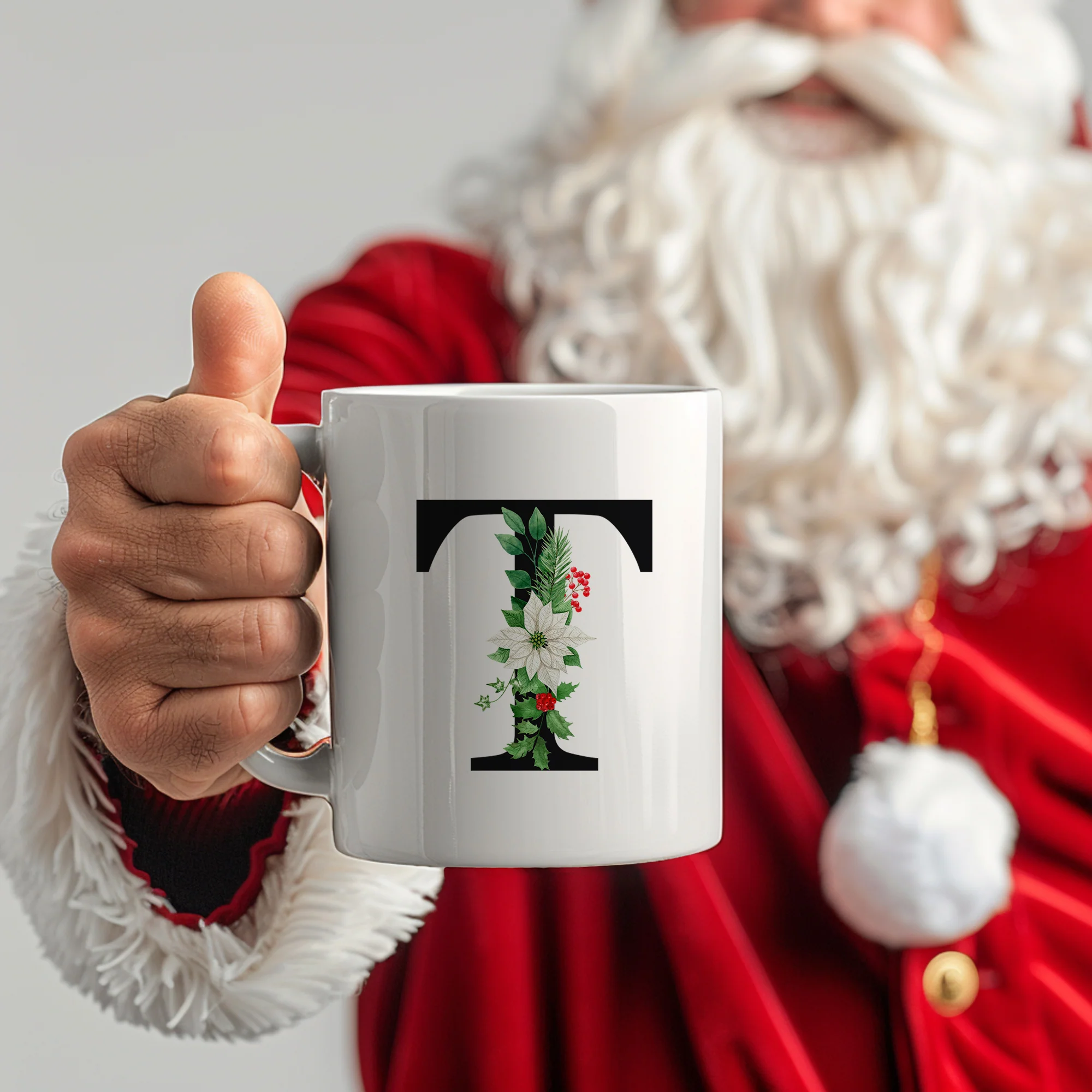 Tasse mit floralem T - Image 3
