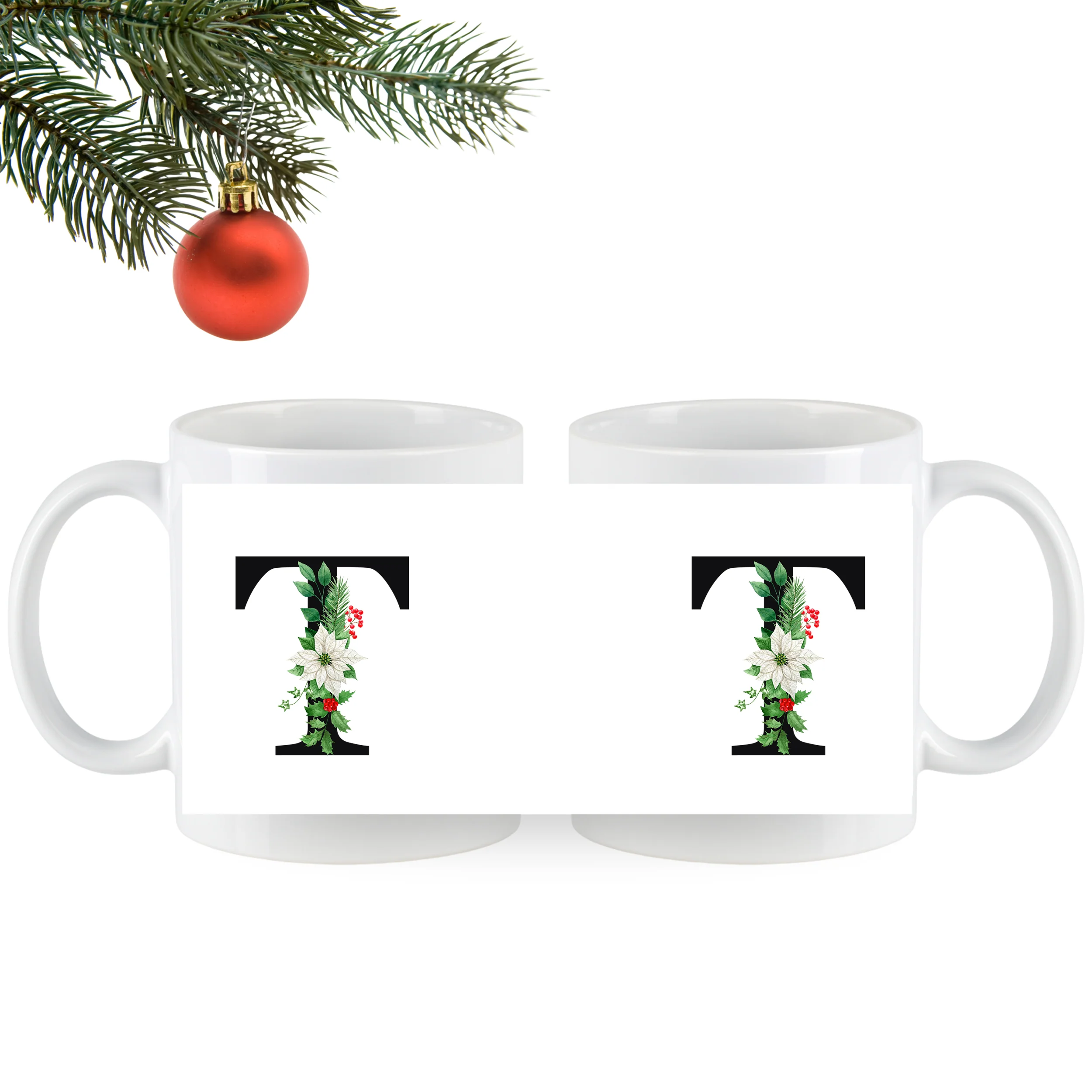 Tasse mit floralem T - Image 4