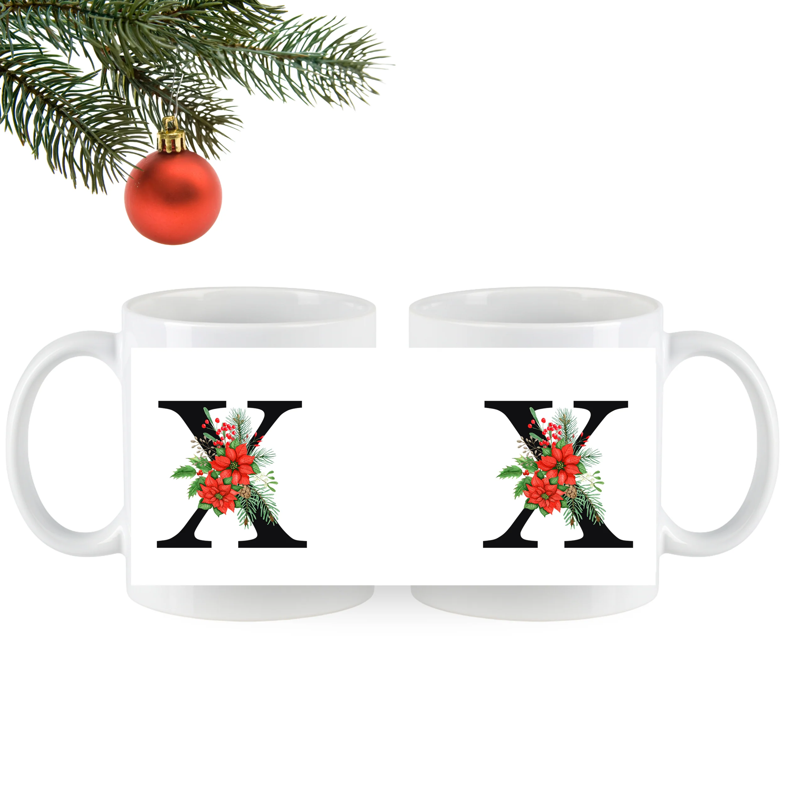 Tasse mit floralem X - Image 4