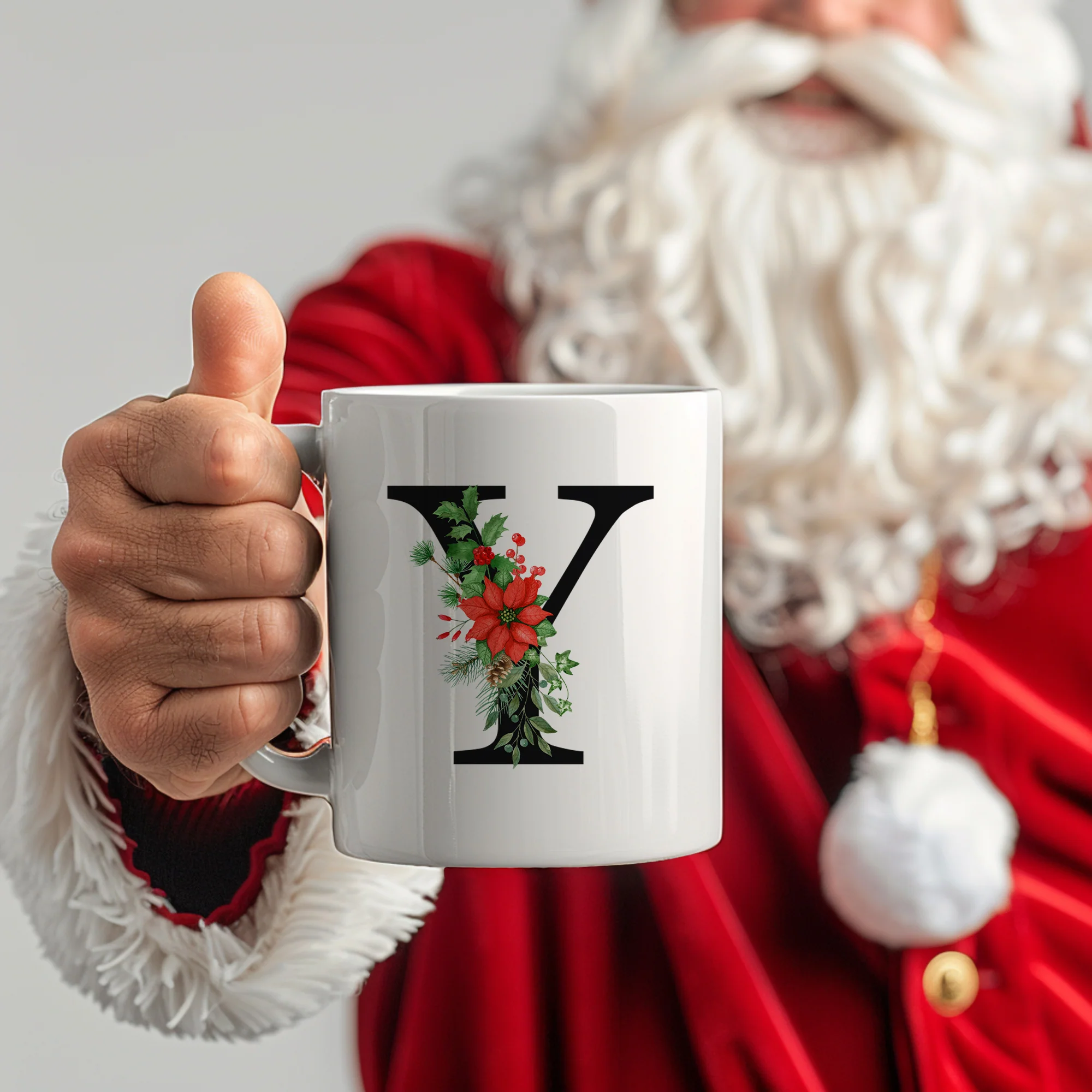 Tasse mit floralem Y - Image 3