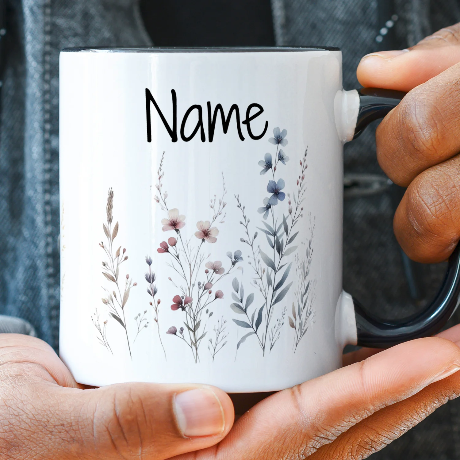 Tasse mit floralen Motiven - Image 3