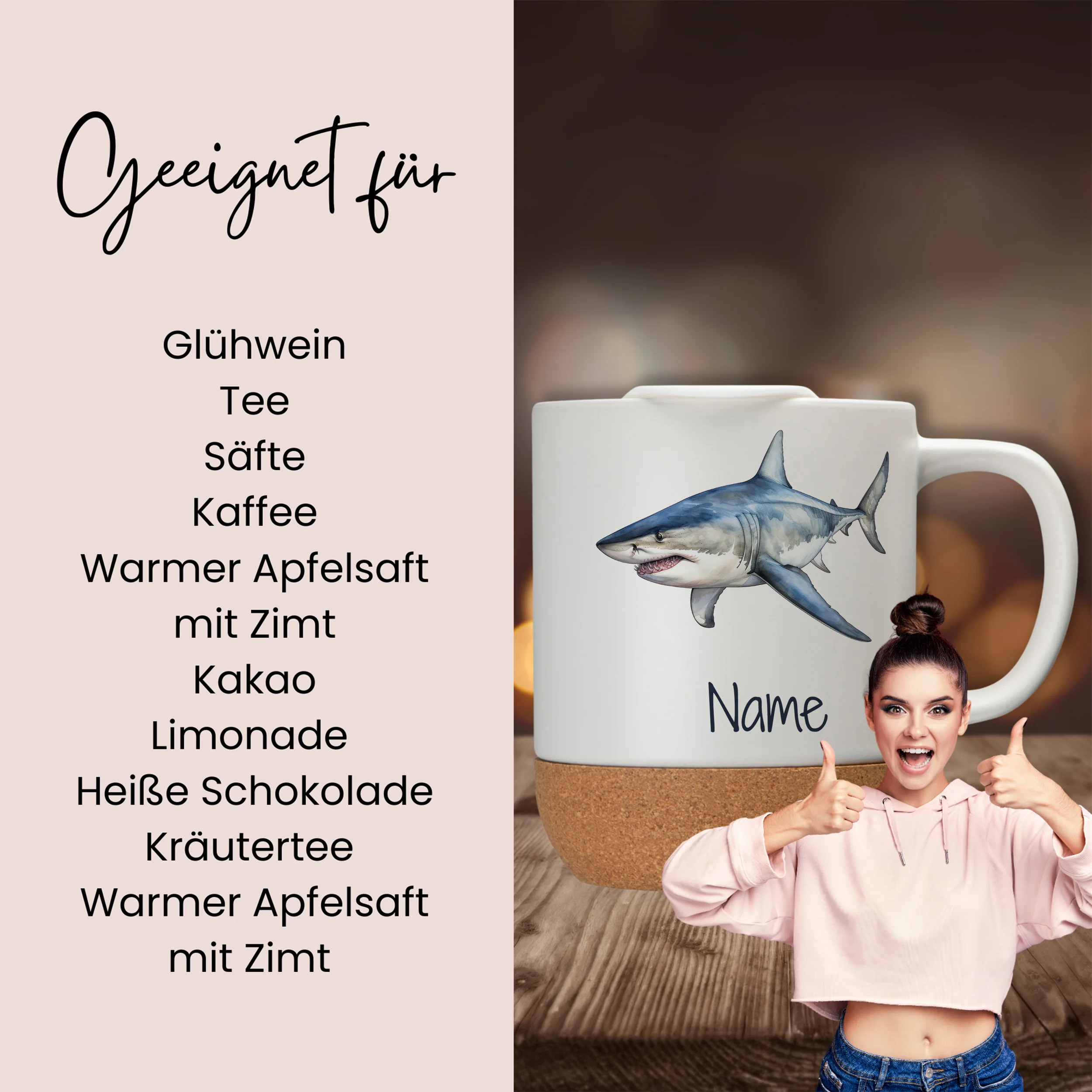 Tasse mit Haifischmotiv - Image 2