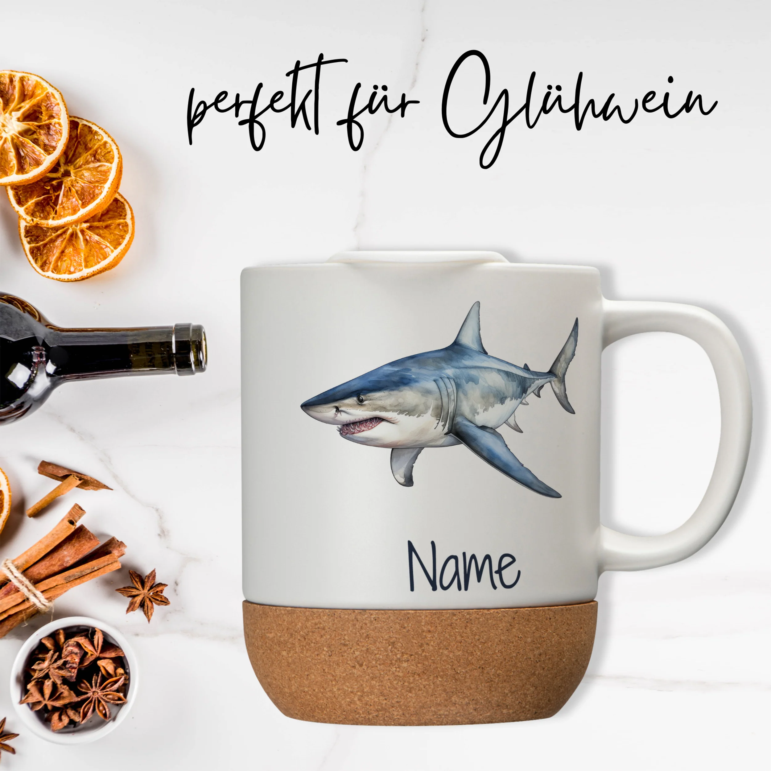 Tasse mit Haifischmotiv - Image 3