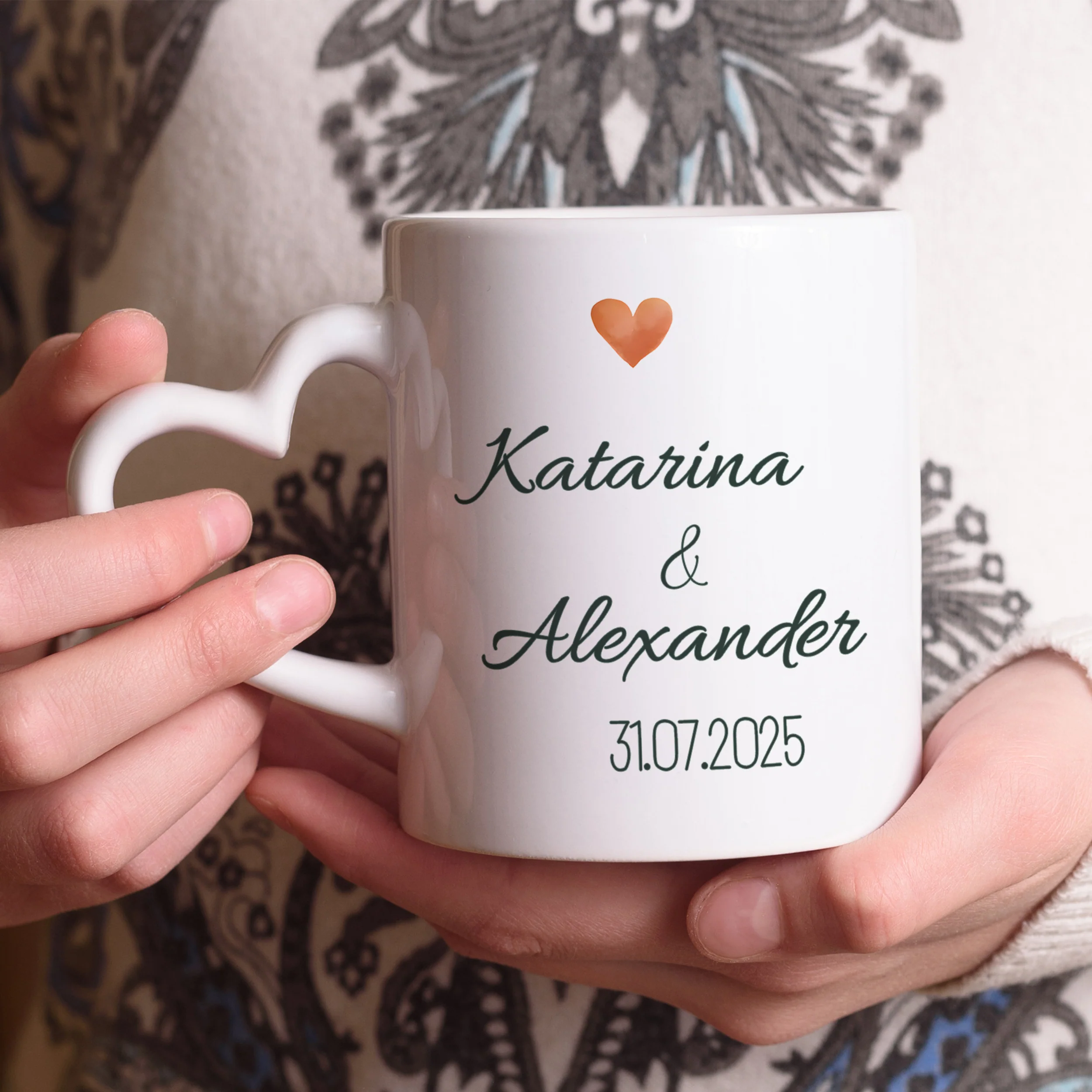 Tasse mit Herzhenkel - Ein Zeichen der Verbundenheit - Image 3