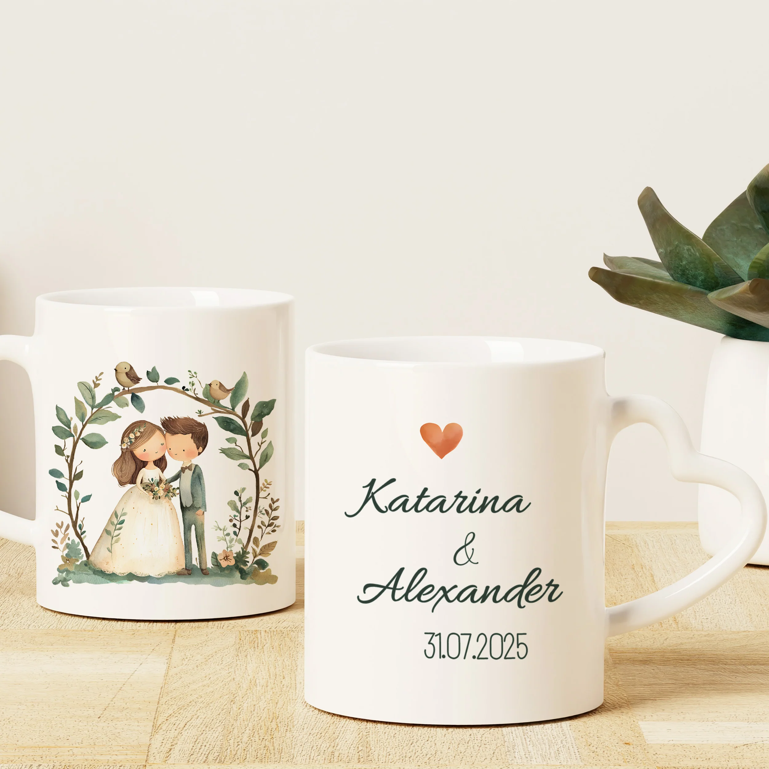 Tasse mit Herzhenkel für unvergessliche Momente - Image 2