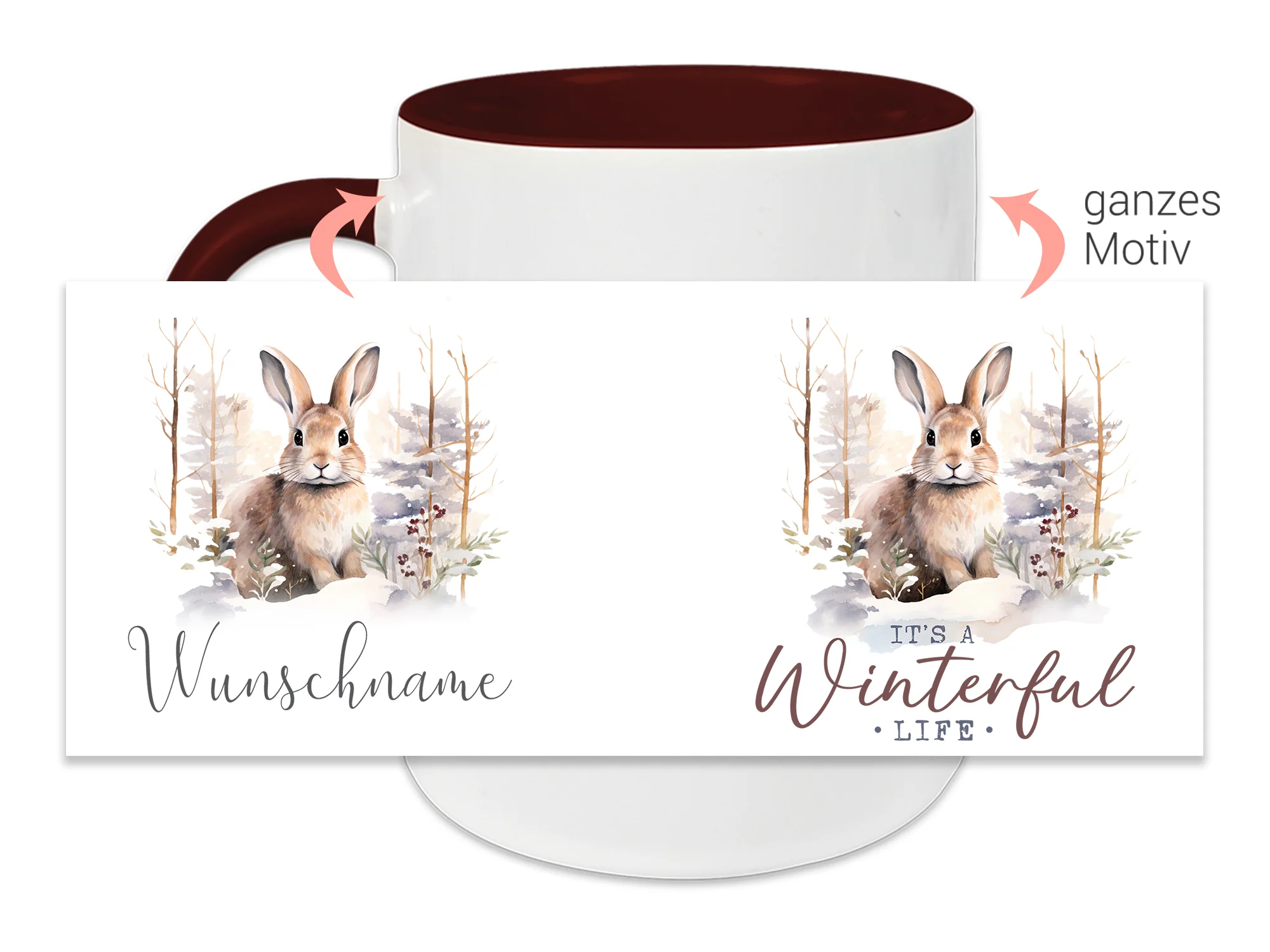 Tasse mit Kaninchen - Image 2