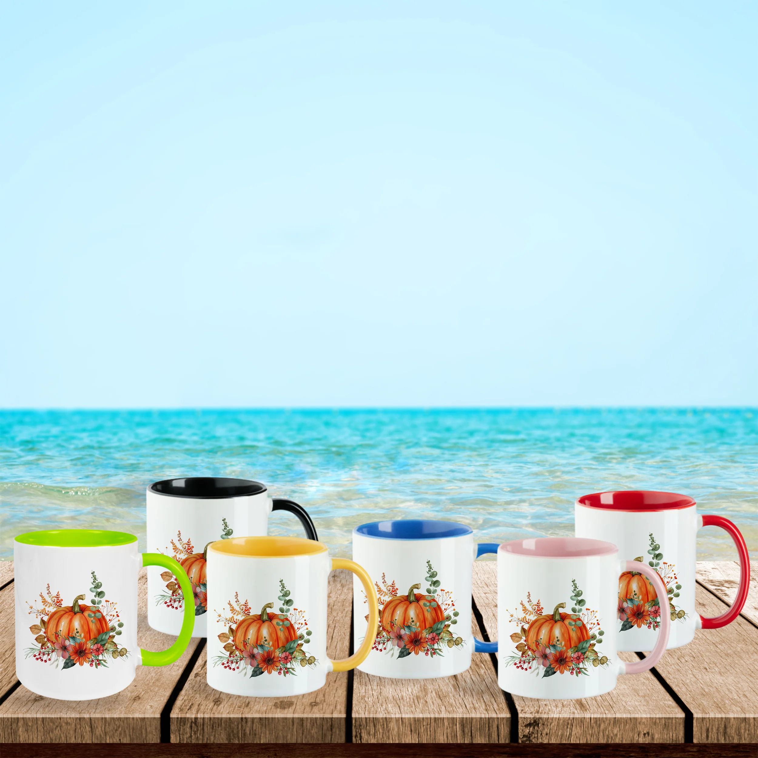 Tasse mit Kürbis-Motiv - Image 2