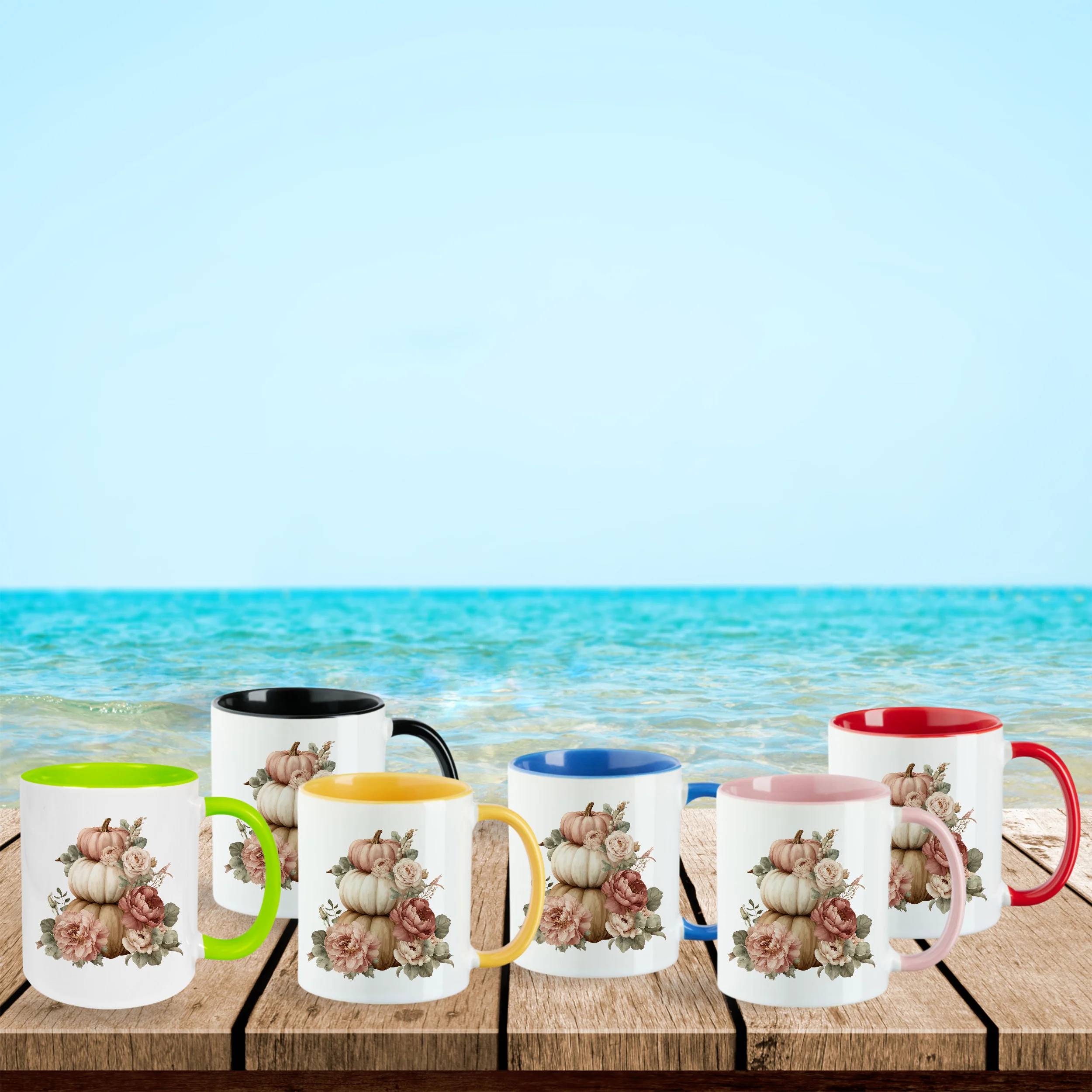 Tasse mit Kürbis-Motiv - Image 2